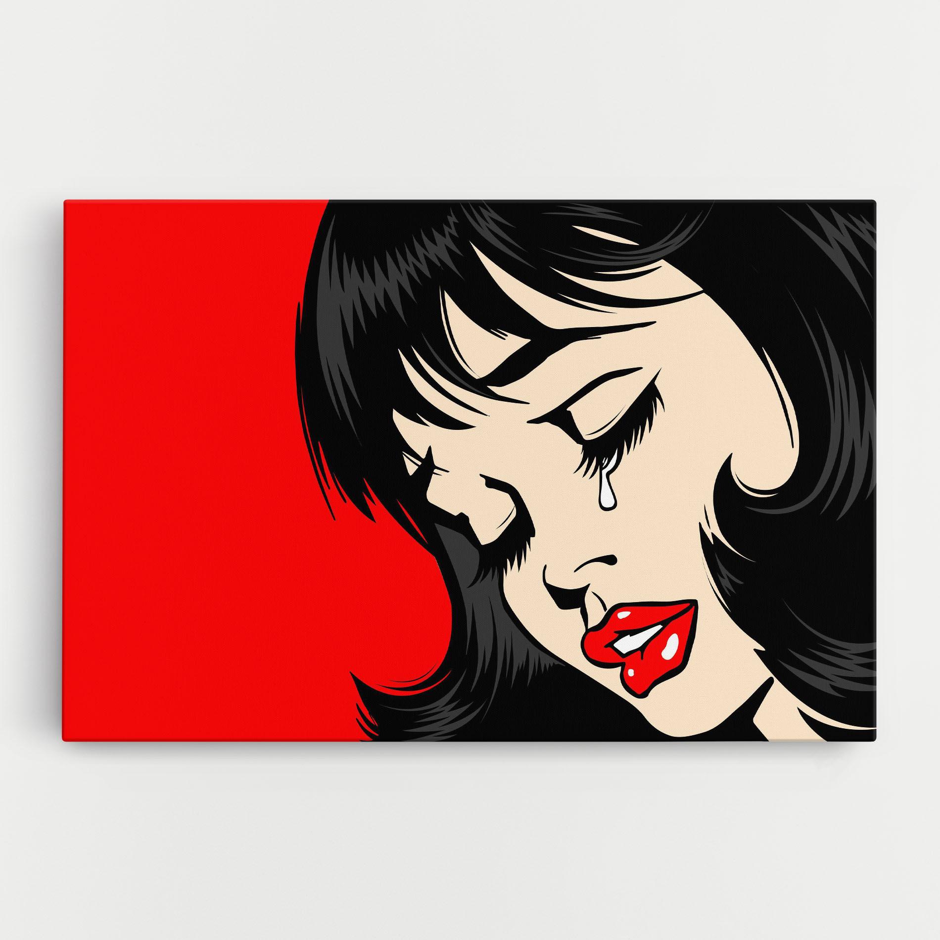 Tablou Canvas Pop Crying mockup 0