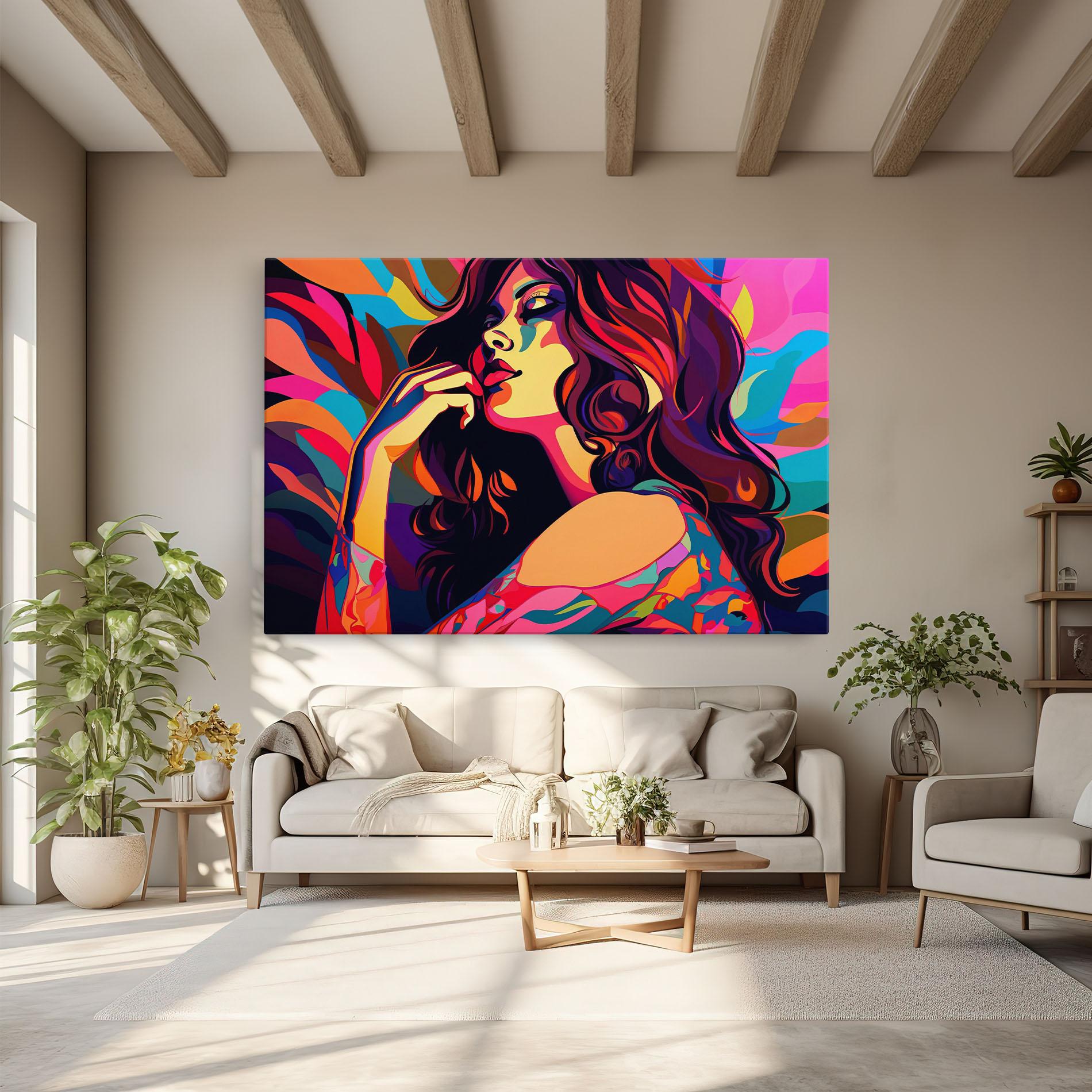 Tablou Canvas Pop Color Mix mockup 6