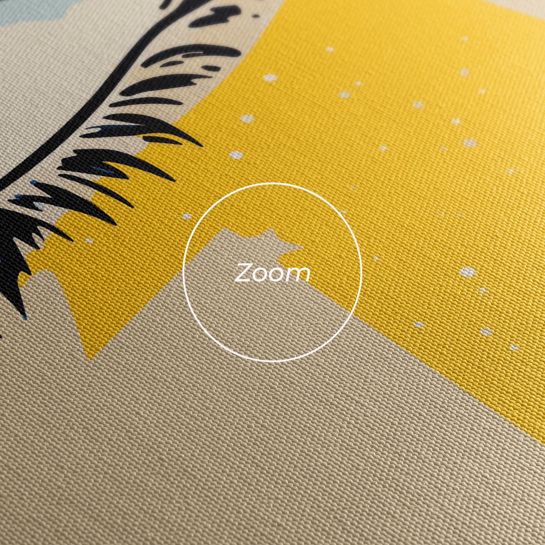 Tablou Canvas Blue Pop Eye mockup 3