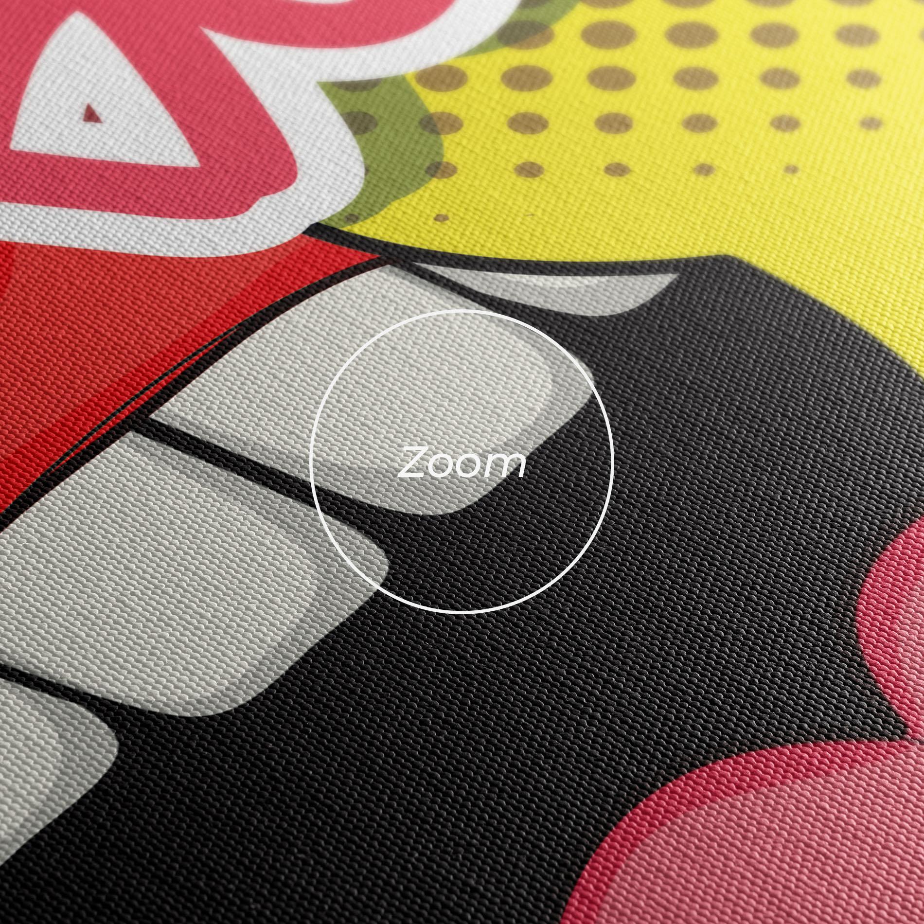 Tablou Canvas Boom Pop Art mockup 3