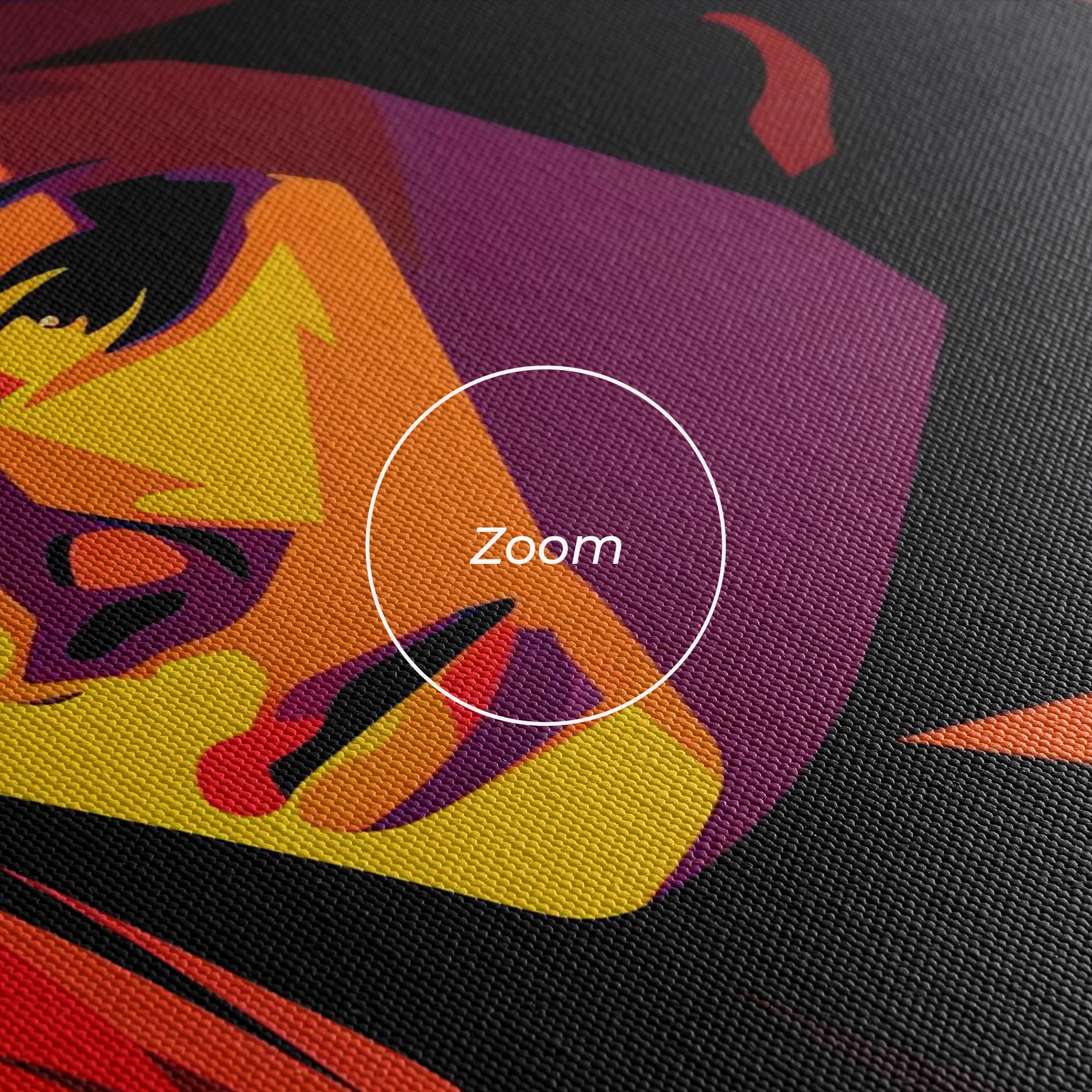 Tablou Canvas Orange Pop Light mockup 3