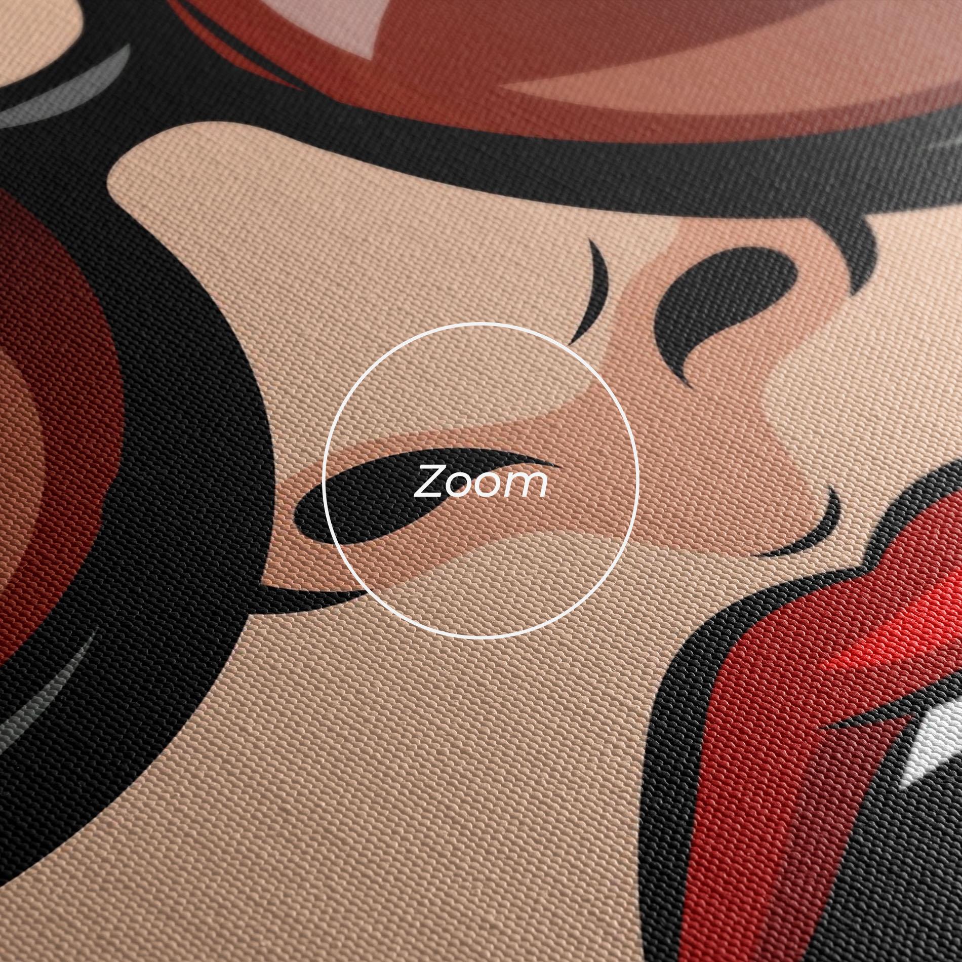 Tablou Canvas Pop Glasses Woman mockup 3