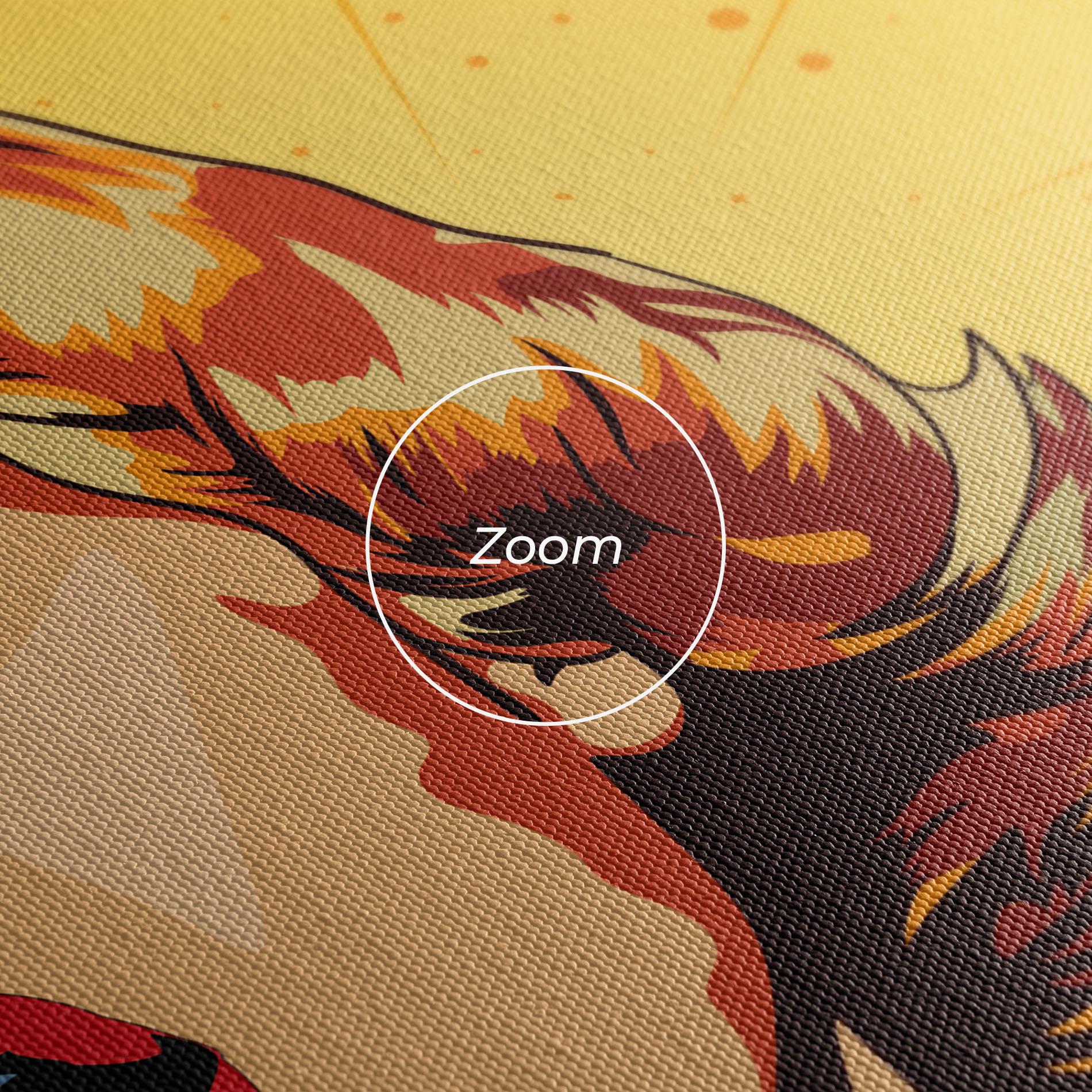 Tablou Canvas Surprised Blonde Lady mockup 3