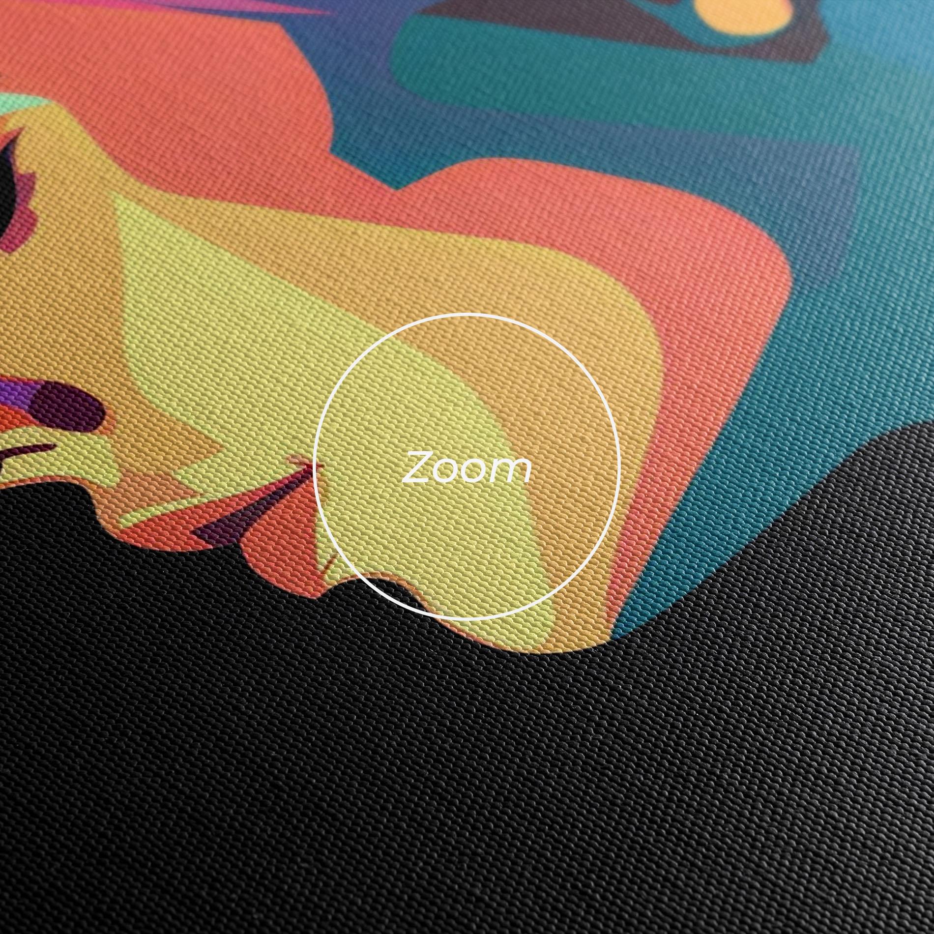 Tablou Canvas Worm Pop Light mockup 3