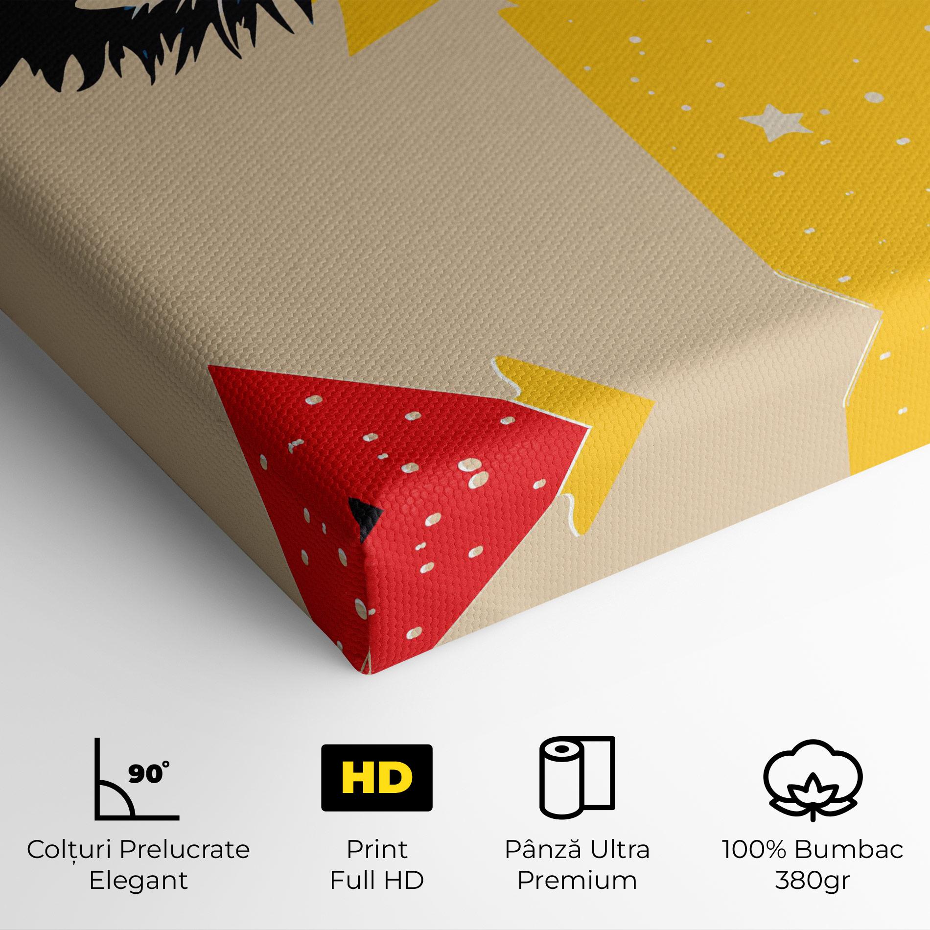 Tablou Canvas Blue Pop Eye mockup 4