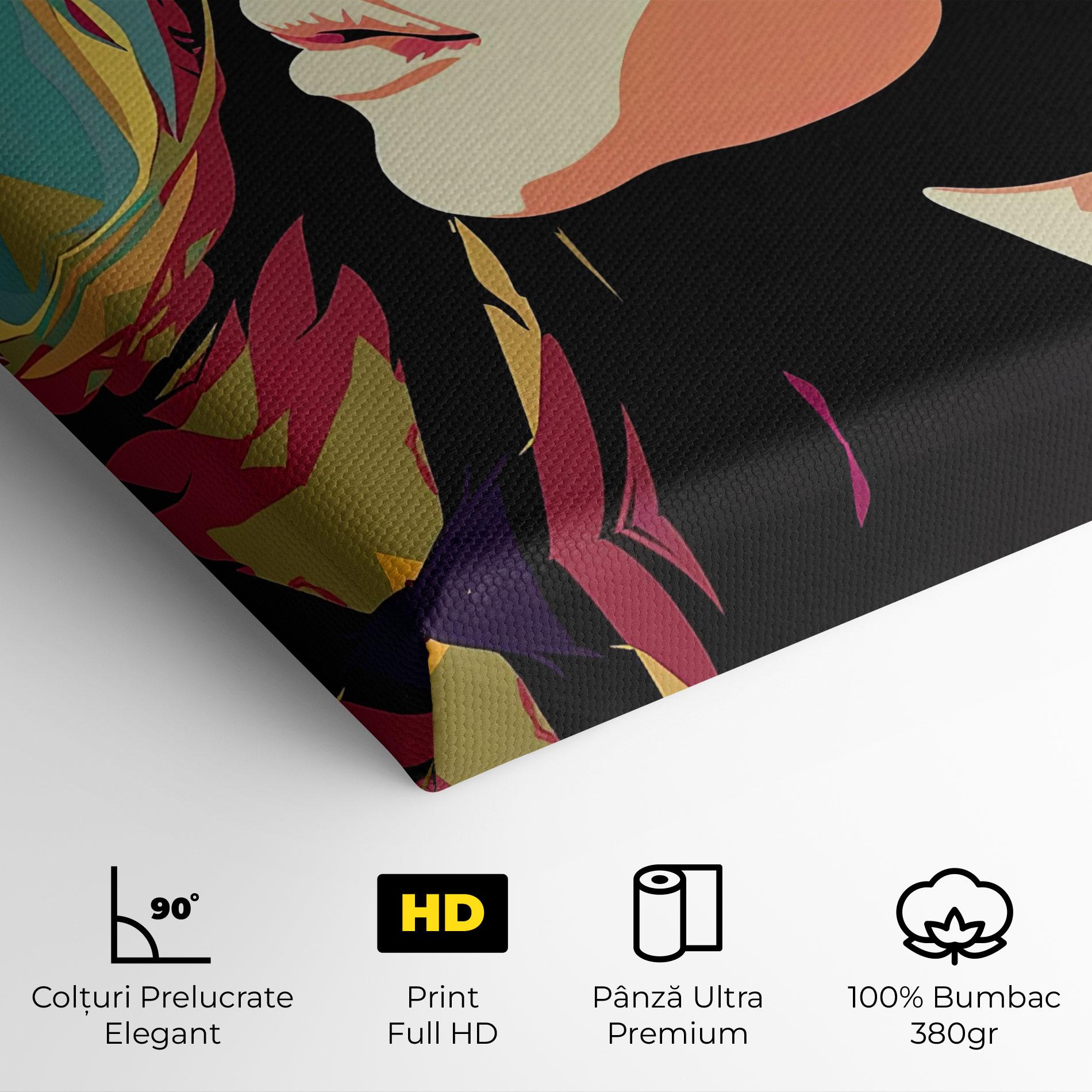 Tablou Canvas Cream Pop Art mockup 4