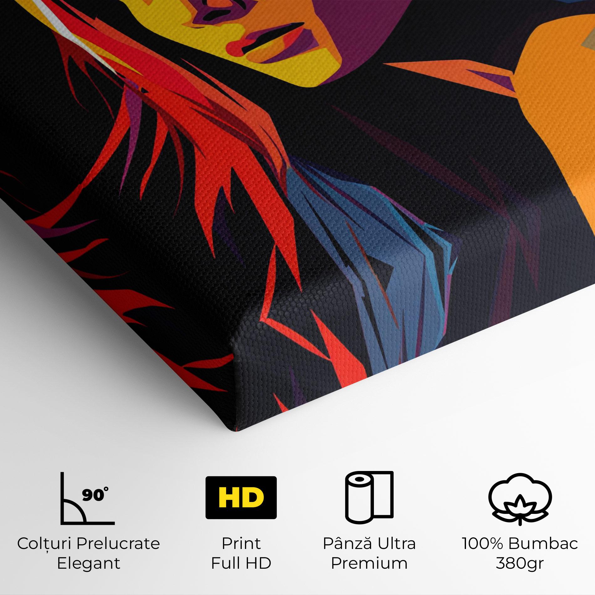 Tablou Canvas Orange Pop Light mockup 4