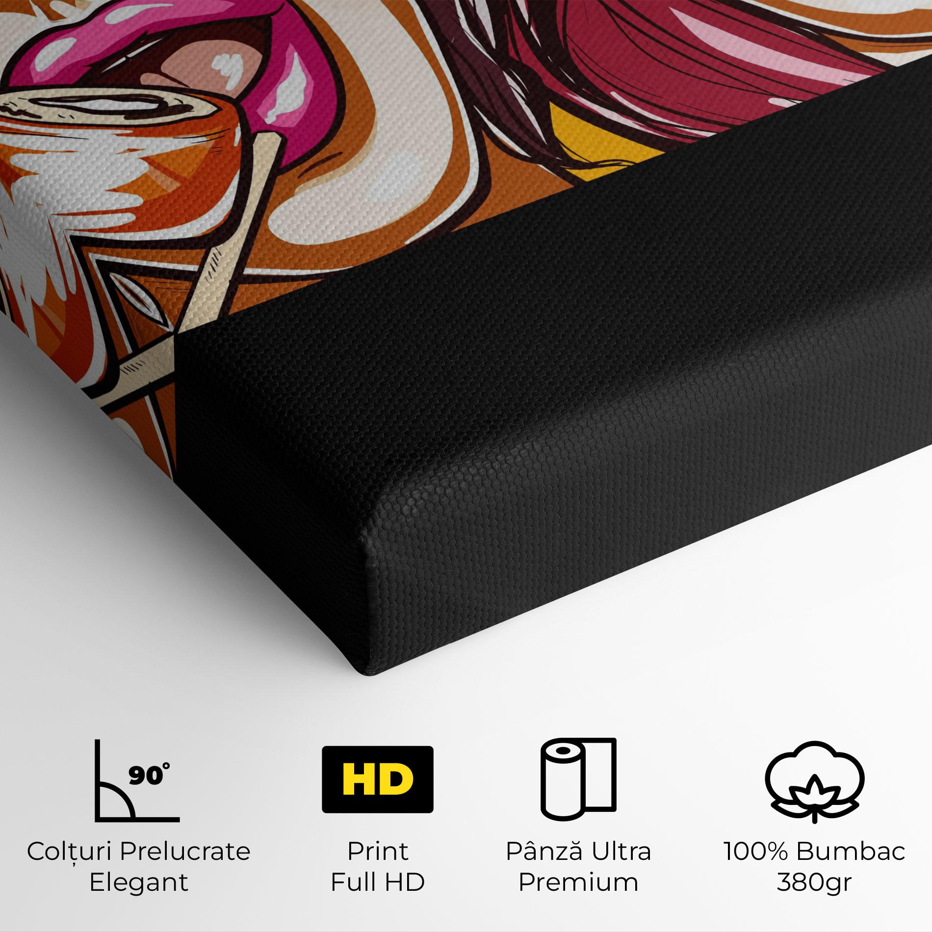 Tablou Canvas Pop Art Sushi mockup 4