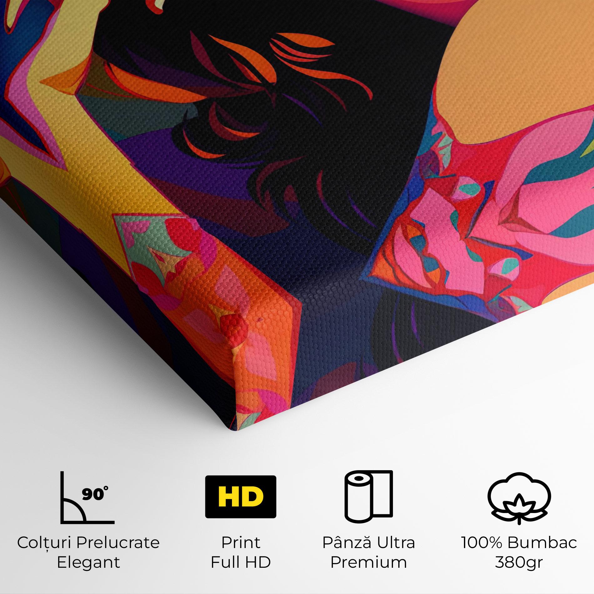 Tablou Canvas Pop Color Mix mockup 4