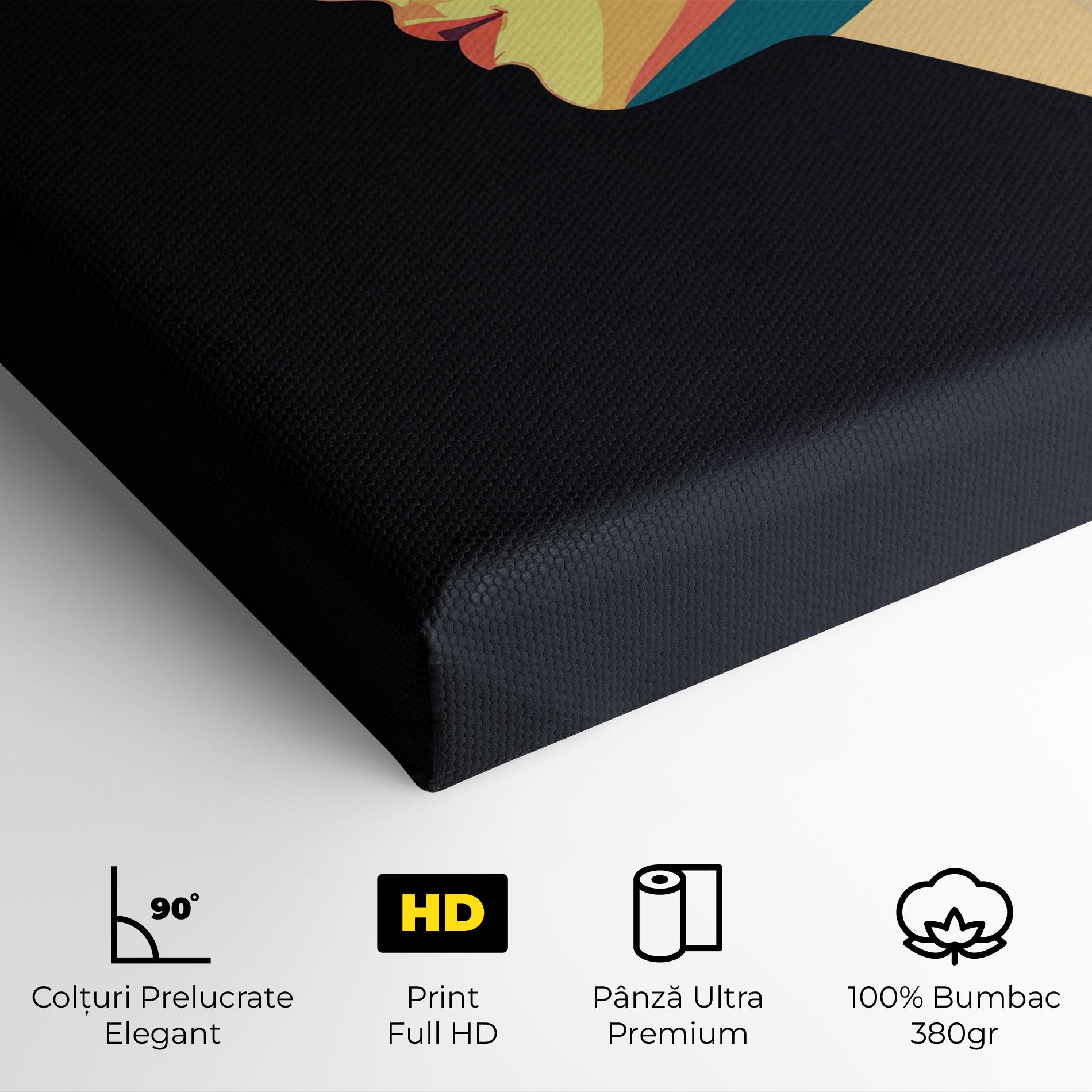 Tablou Canvas Worm Pop Light mockup 4