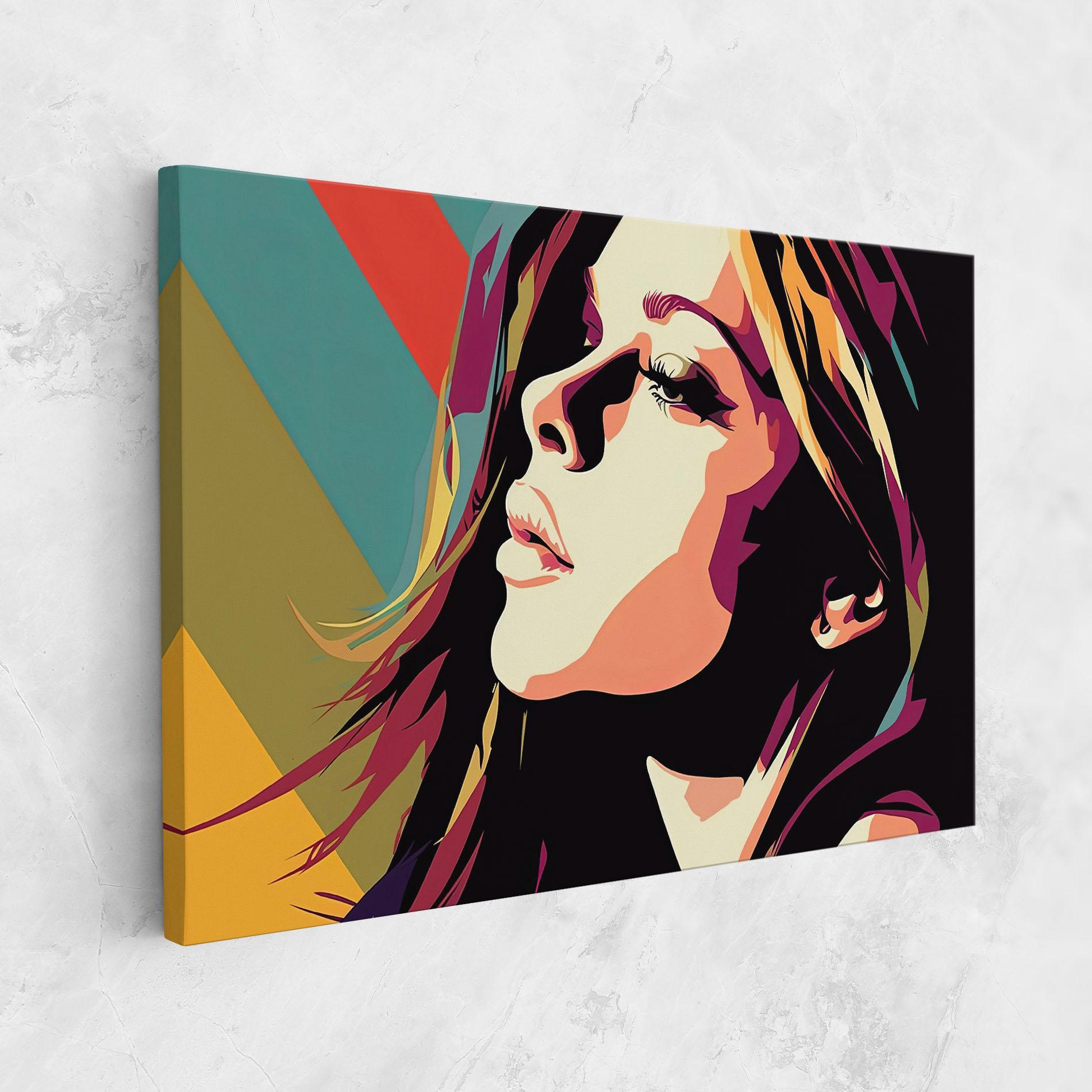 Tablou Canvas Cream Pop Art mockup 1