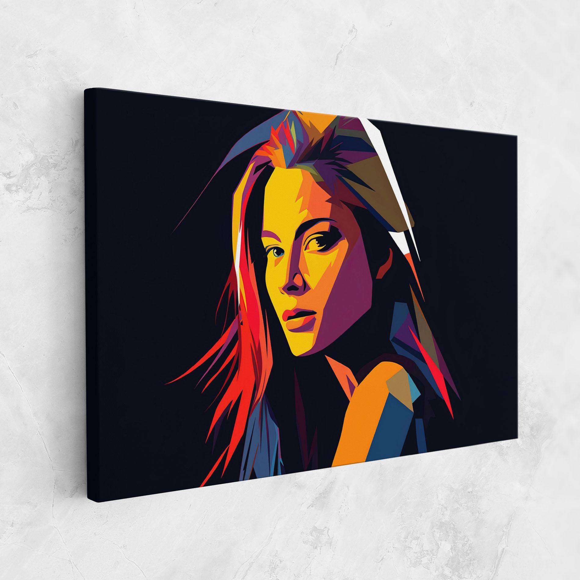 Tablou Canvas Orange Pop Light mockup 1