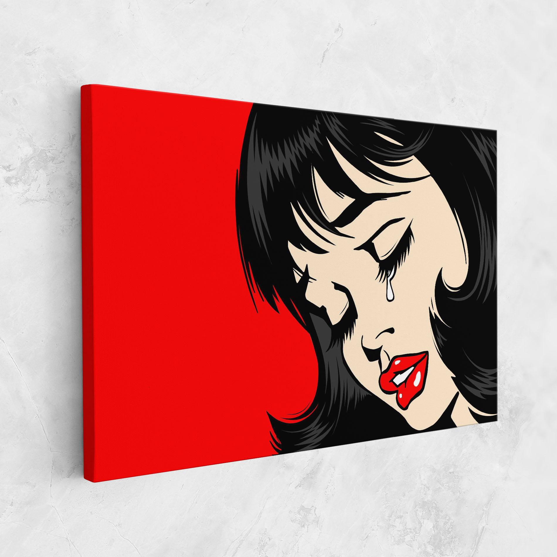 Tablou Canvas Pop Crying mockup 1