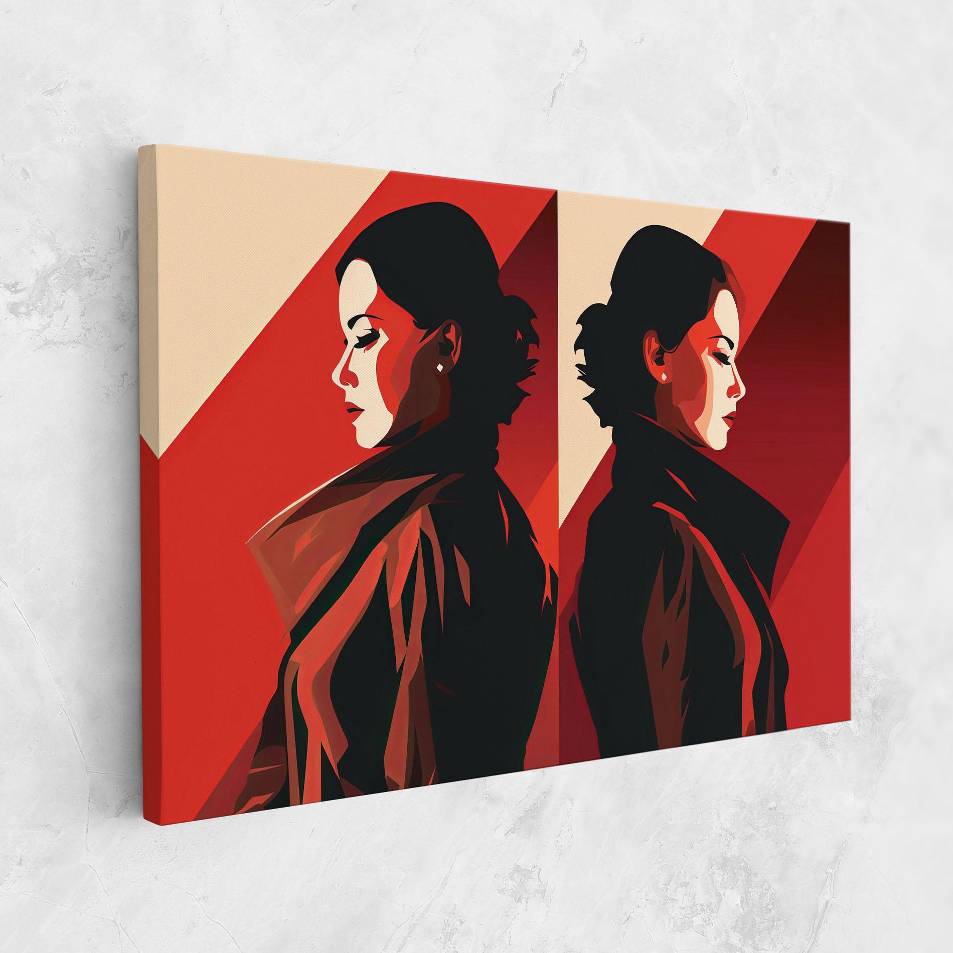 Tablou Canvas Pop Outfit Lady mockup 1