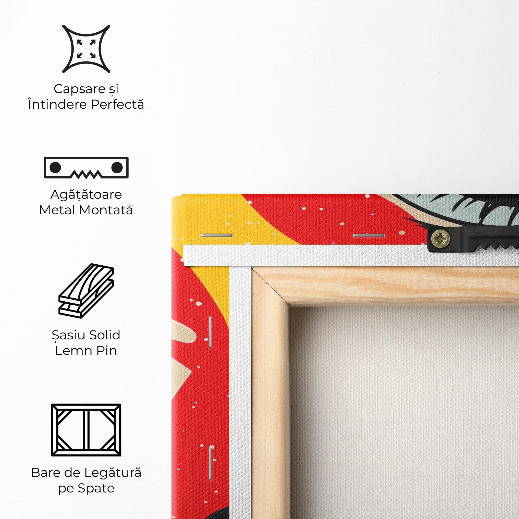 Tablou Canvas Blue Pop Eye mockup 5