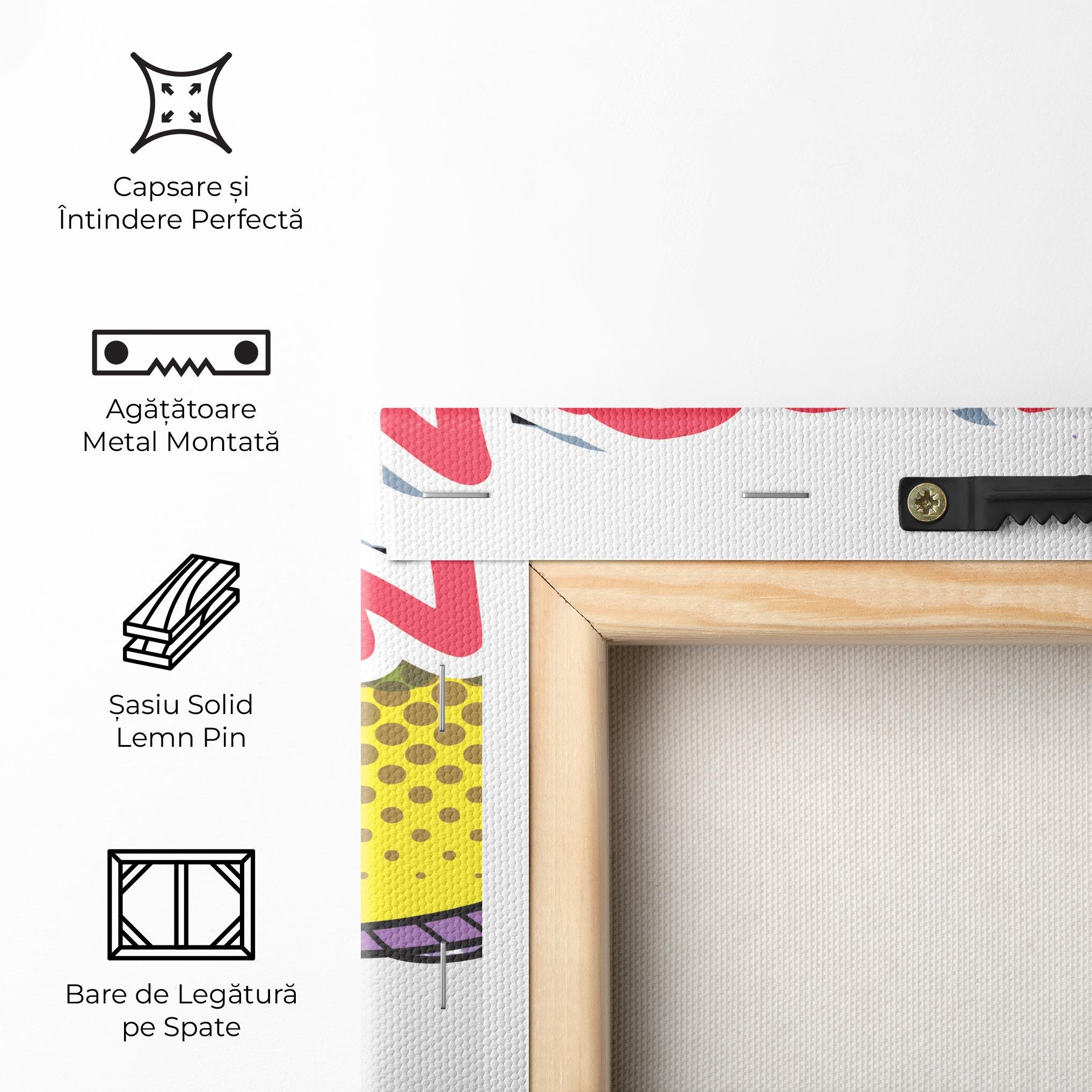 Tablou Canvas Boom Pop Art mockup 5