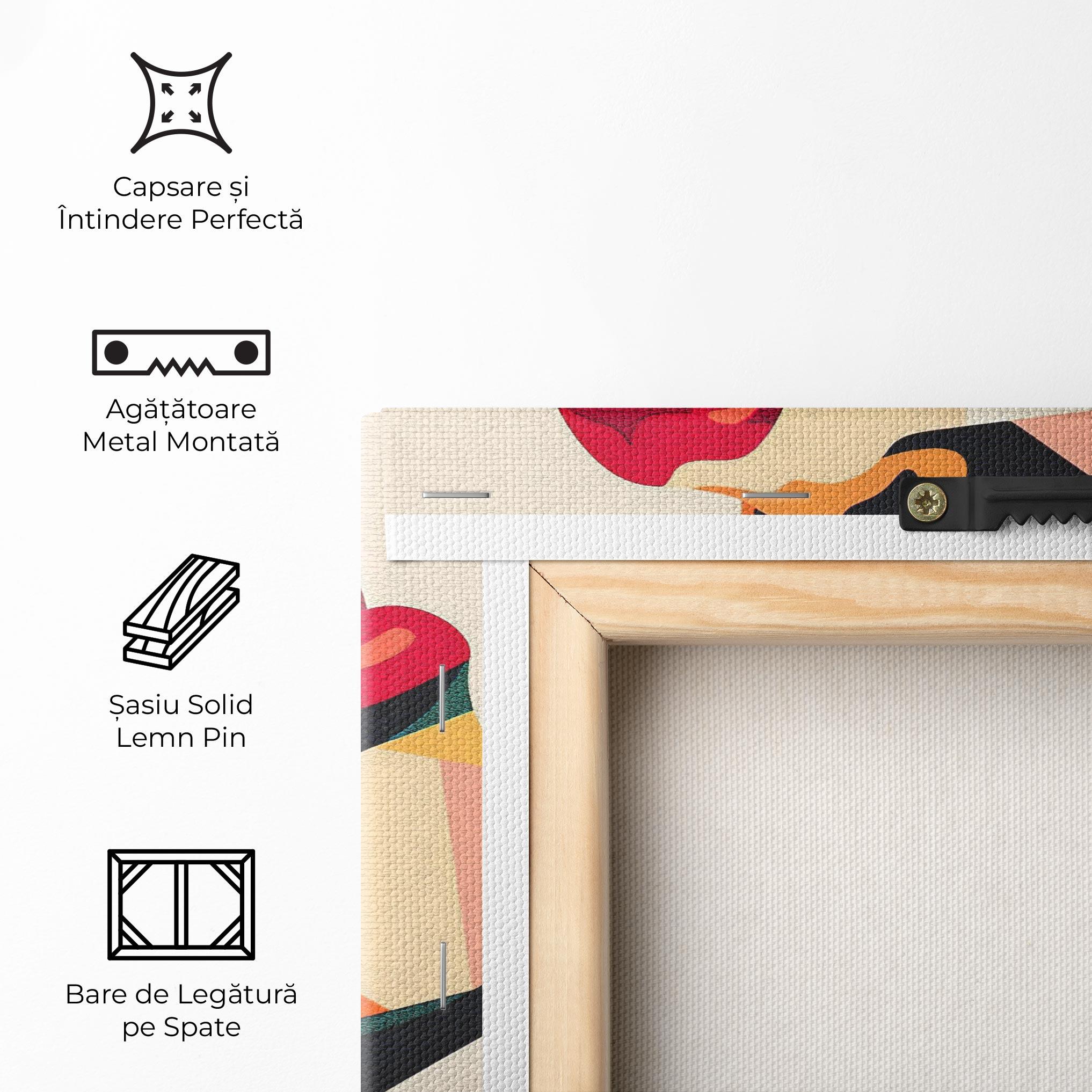 Tablou Canvas Pop Art Lips mockup 5