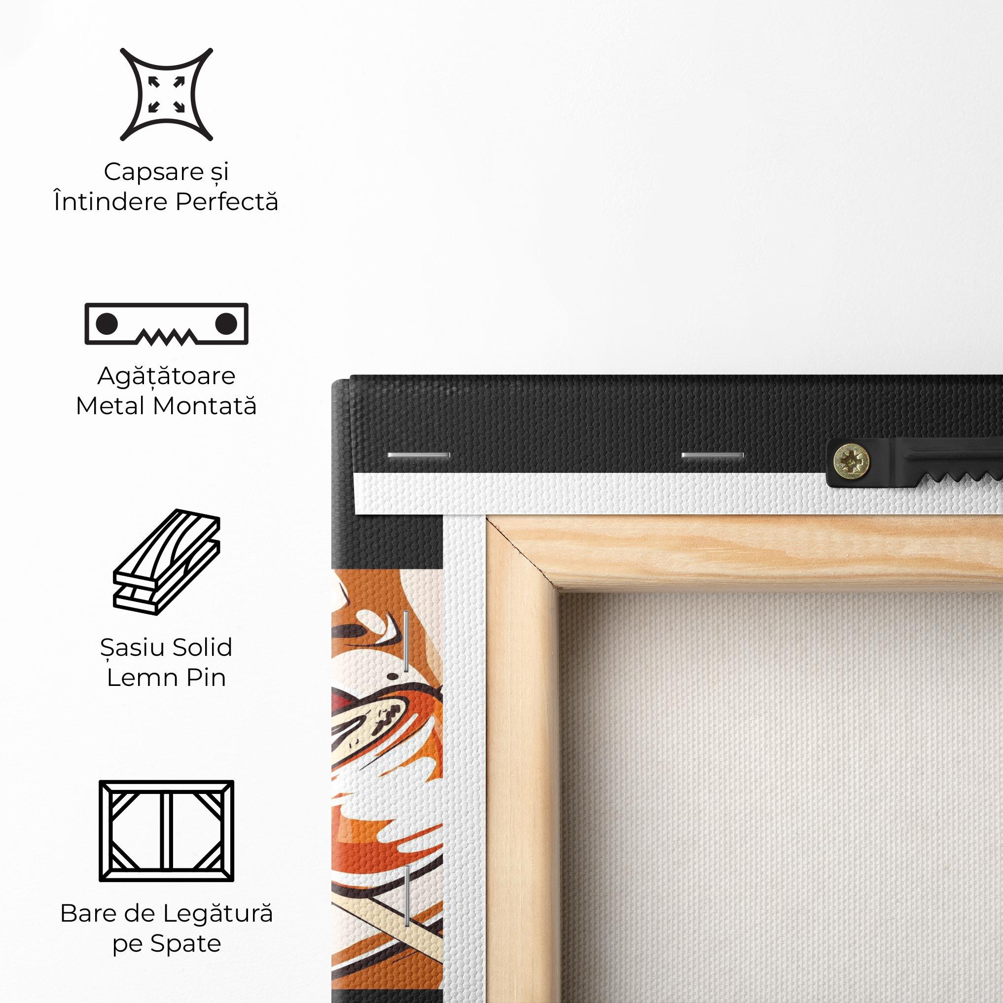 Tablou Canvas Pop Art Sushi mockup 5