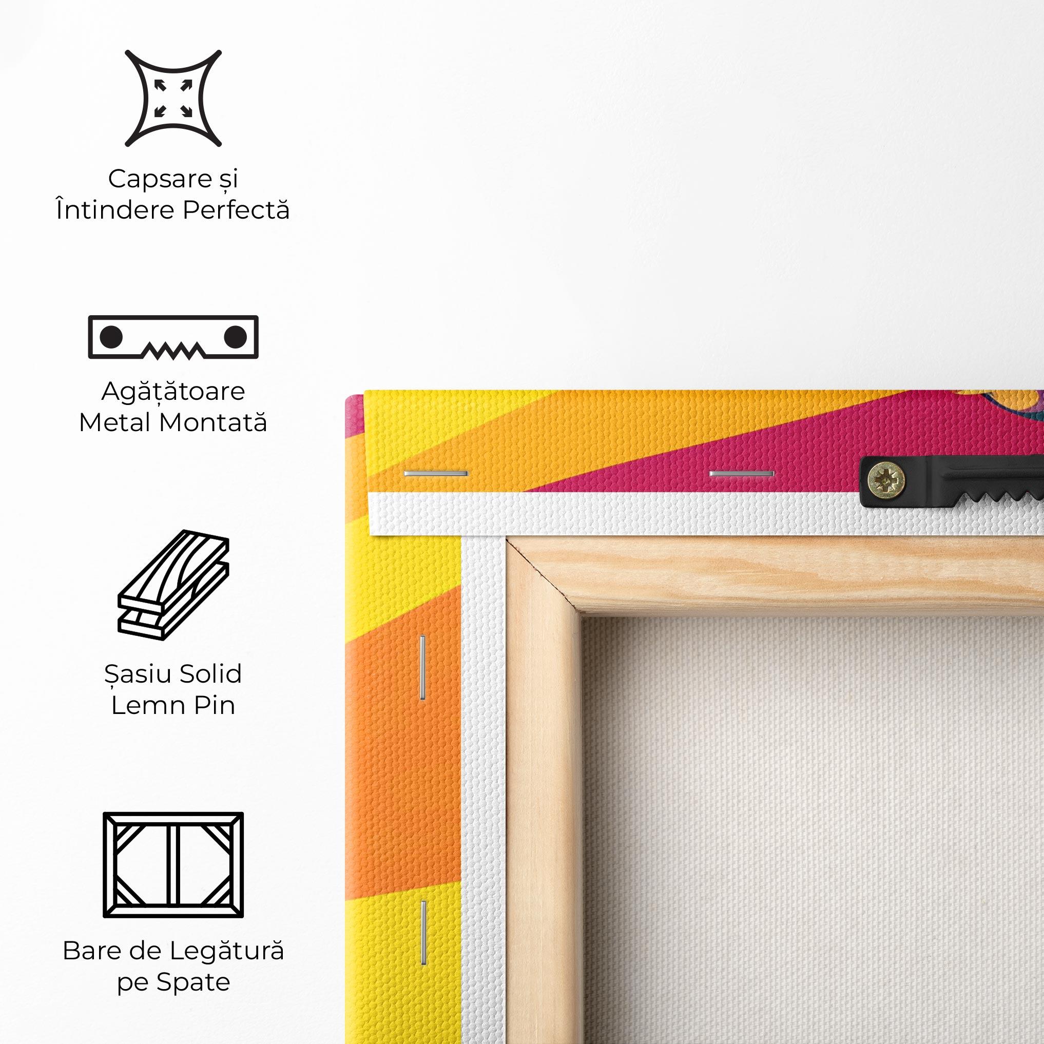 Tablou Canvas Pop Female Color mockup 5