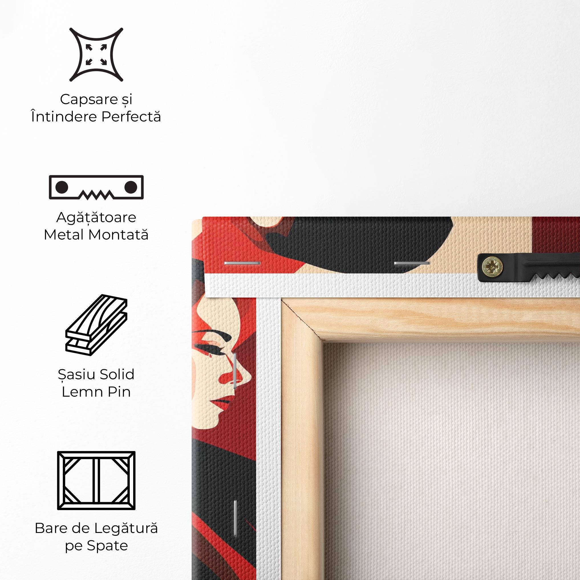 Tablou Canvas Pop Outfit Lady mockup 5