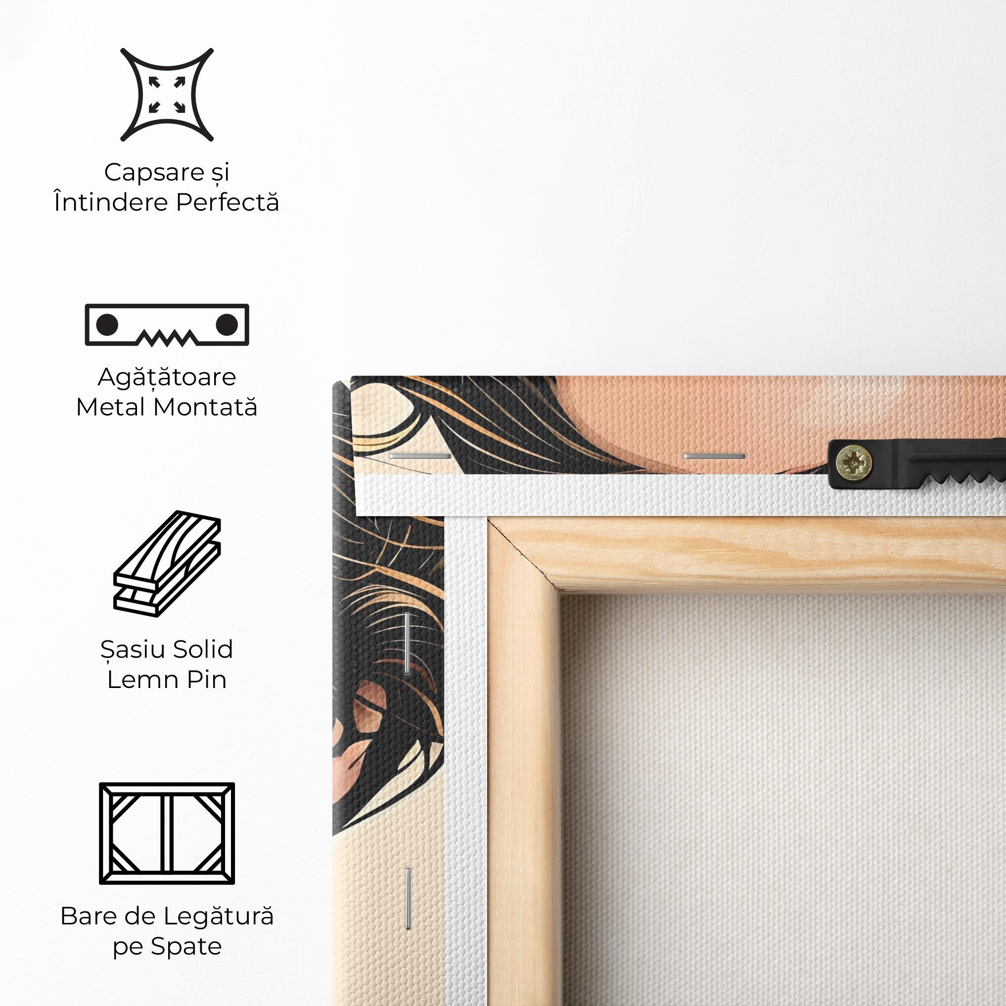 Tablou Canvas Red Pop Lips mockup 5