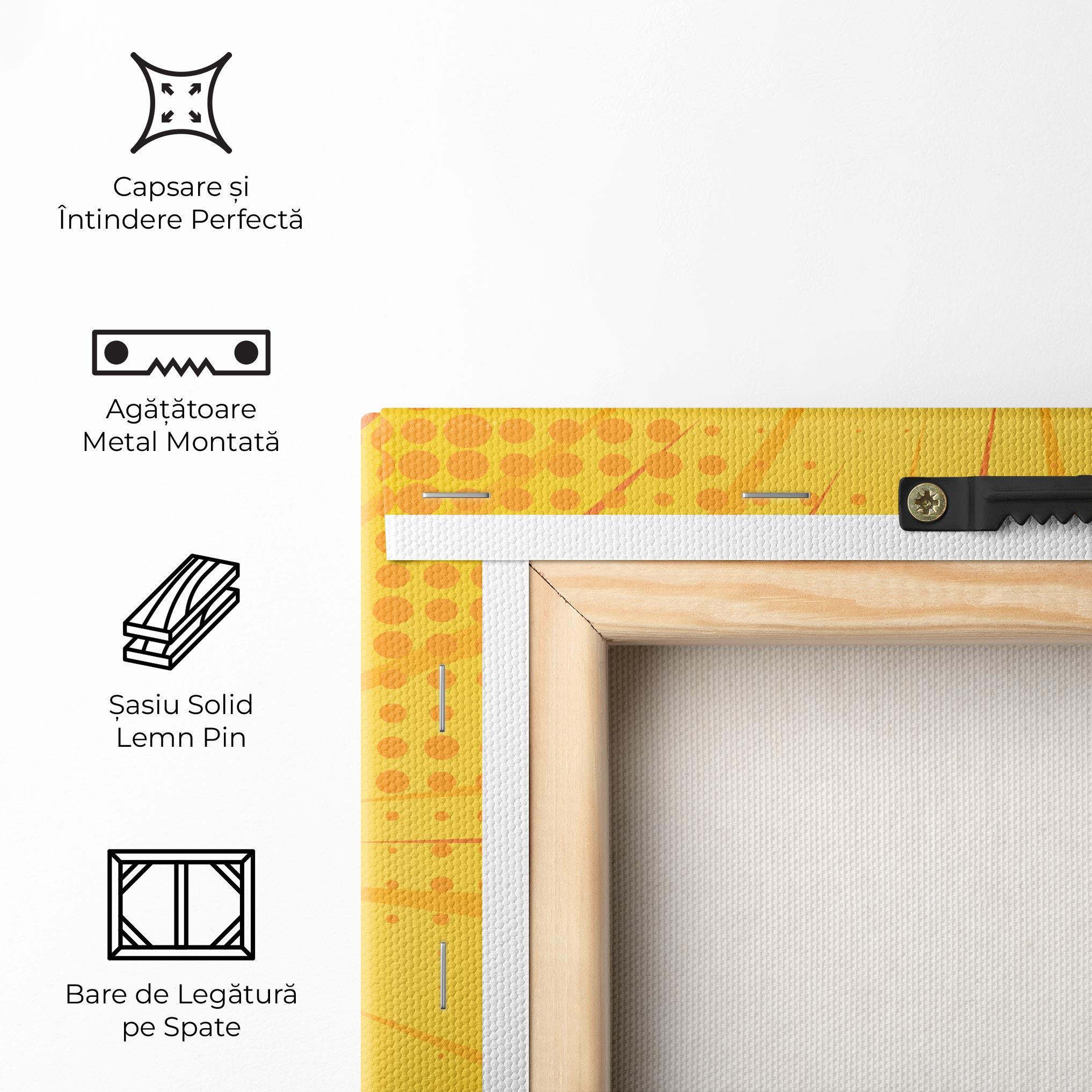 Tablou Canvas Surprised Blonde Lady mockup 5