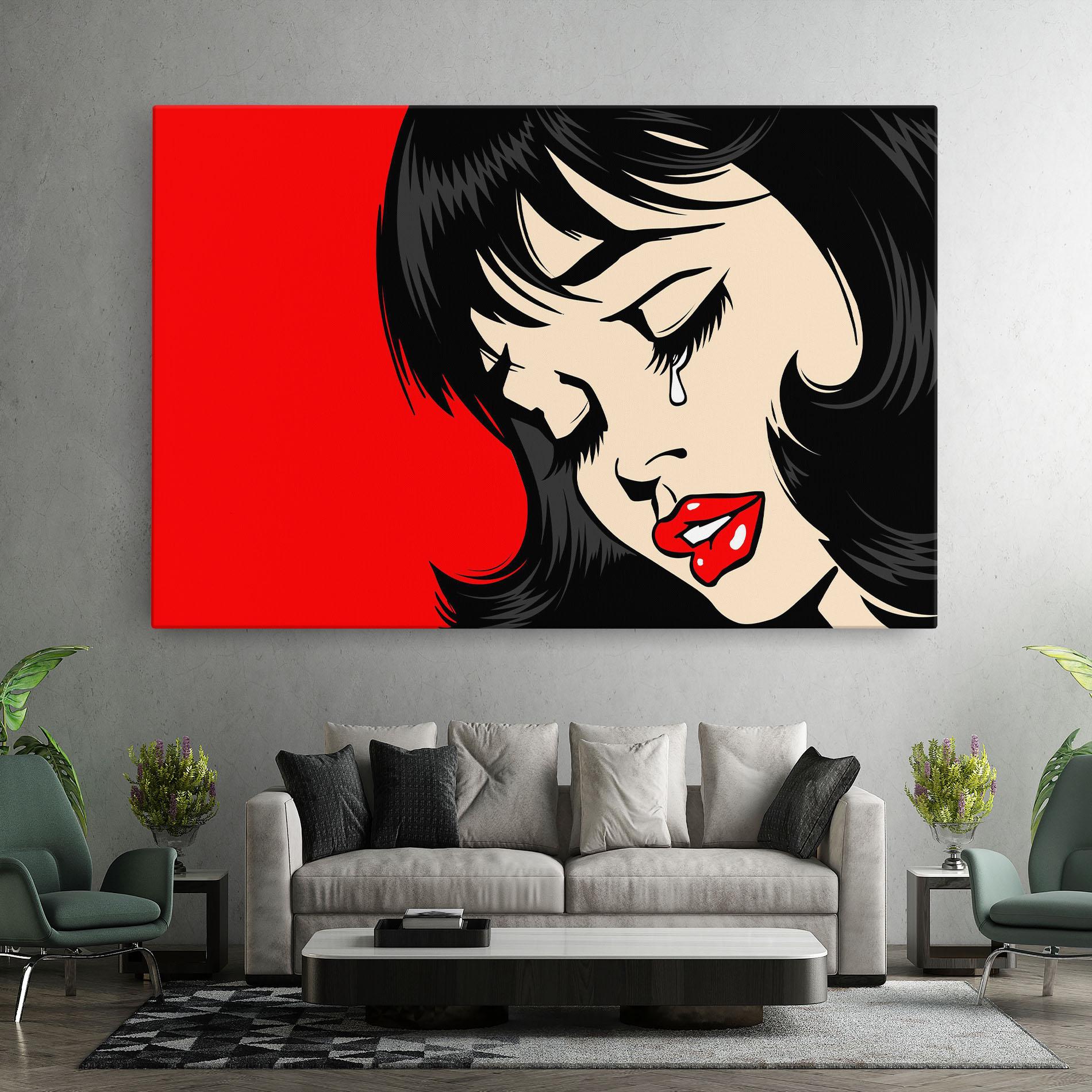 Tablou Canvas Pop Crying mockup 7