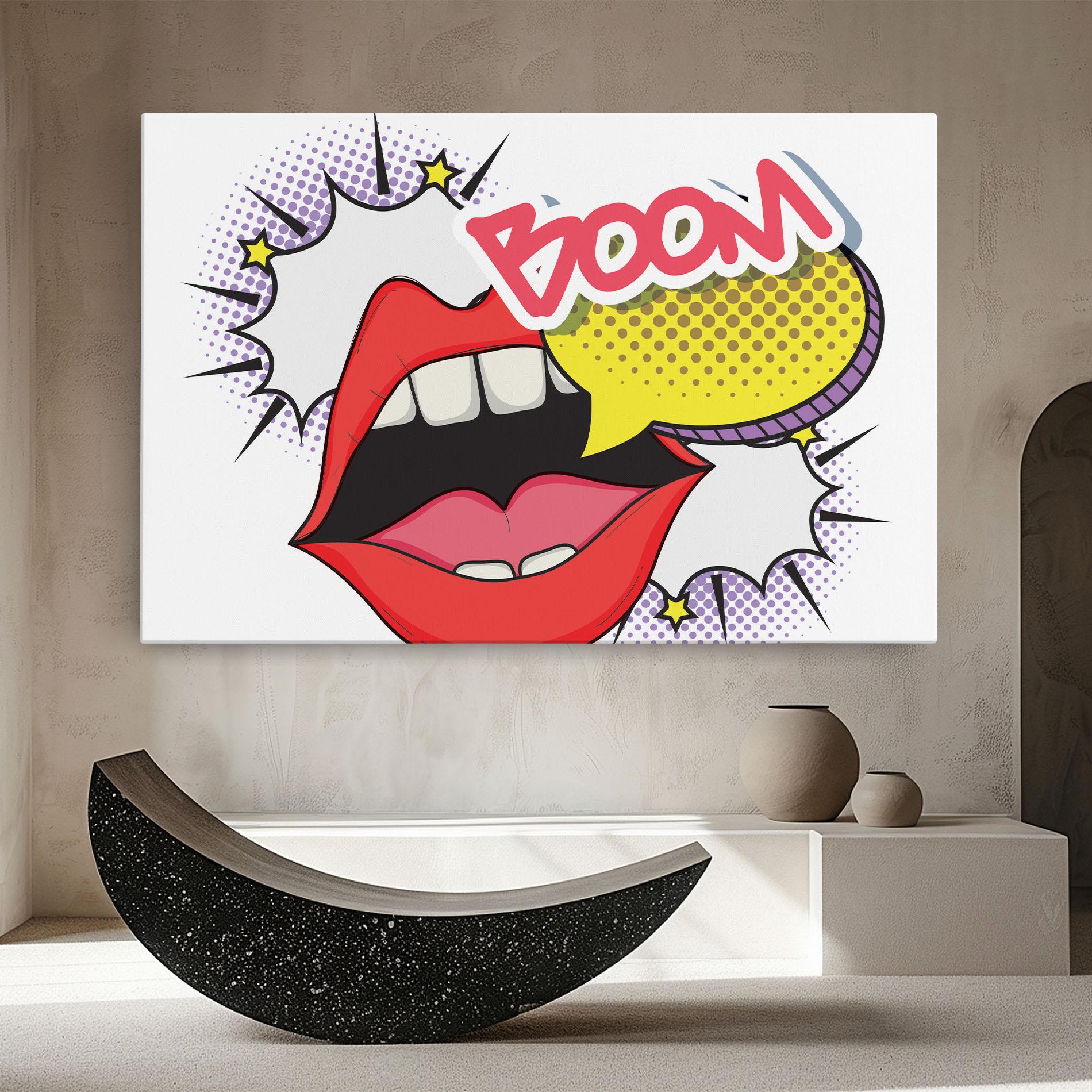 Tablou Canvas Boom Pop Art mockup 8