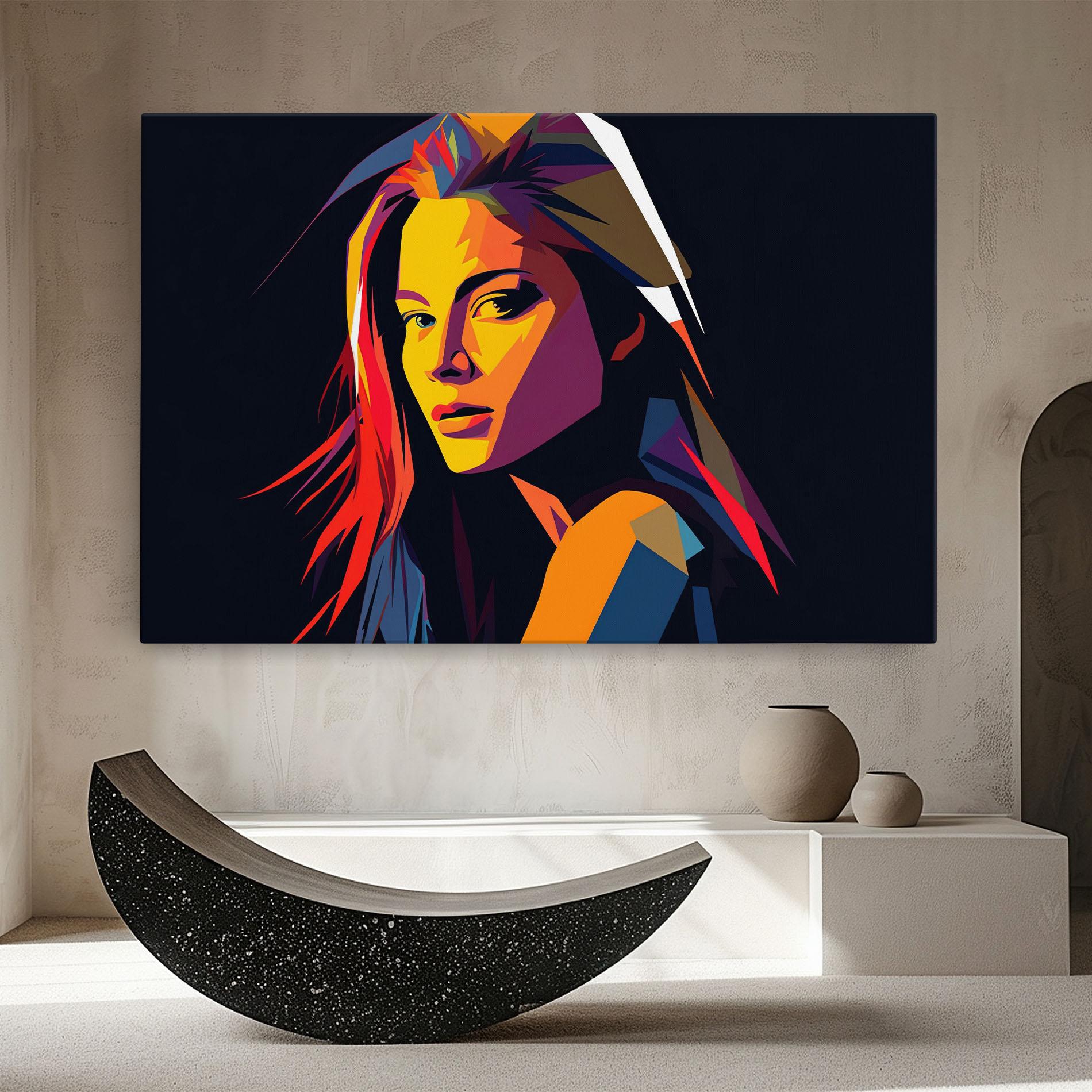 Tablou Canvas Orange Pop Light mockup 8