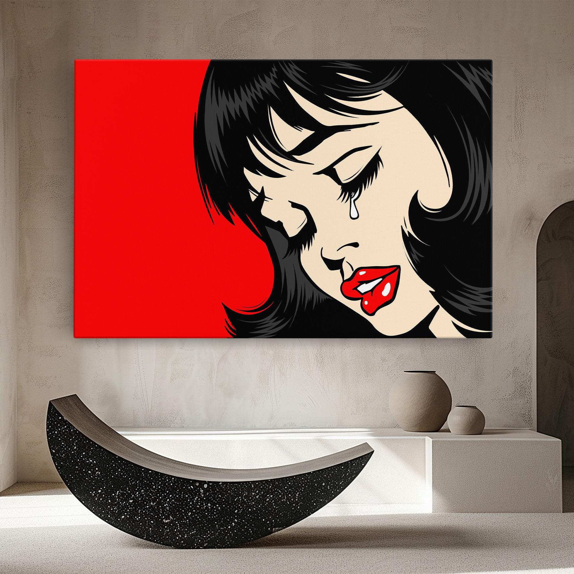 Tablou Canvas Pop Crying mockup 8
