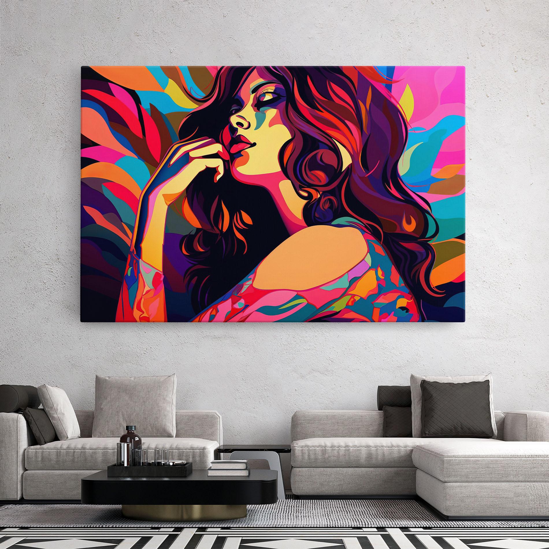 Tablou Canvas Pop Color Mix mockup 2