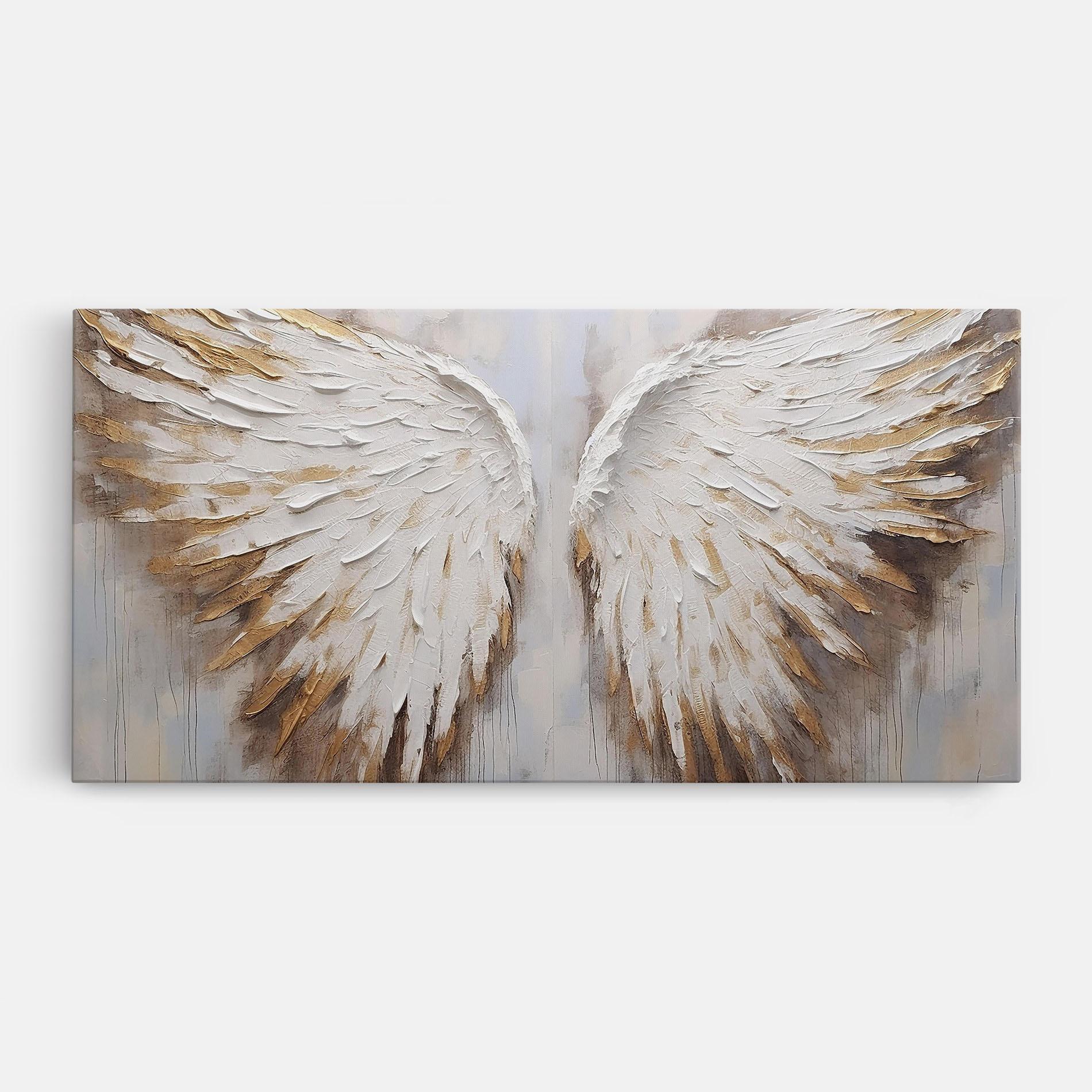 Tablou Canvas White Angel Wings mockup 0