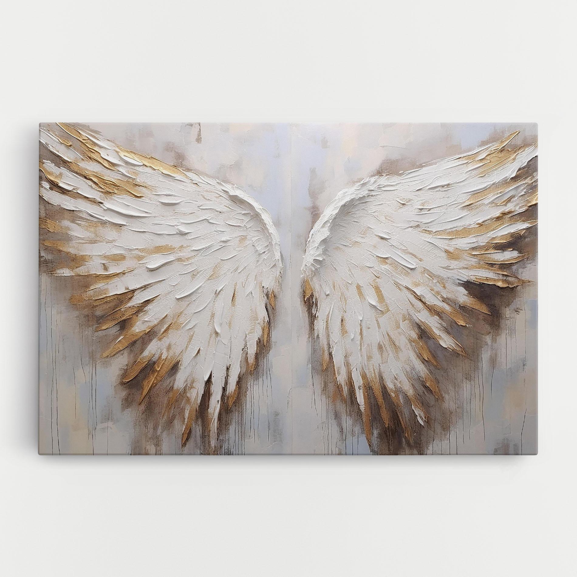 Tablou Canvas White Angel Wings mockup 0