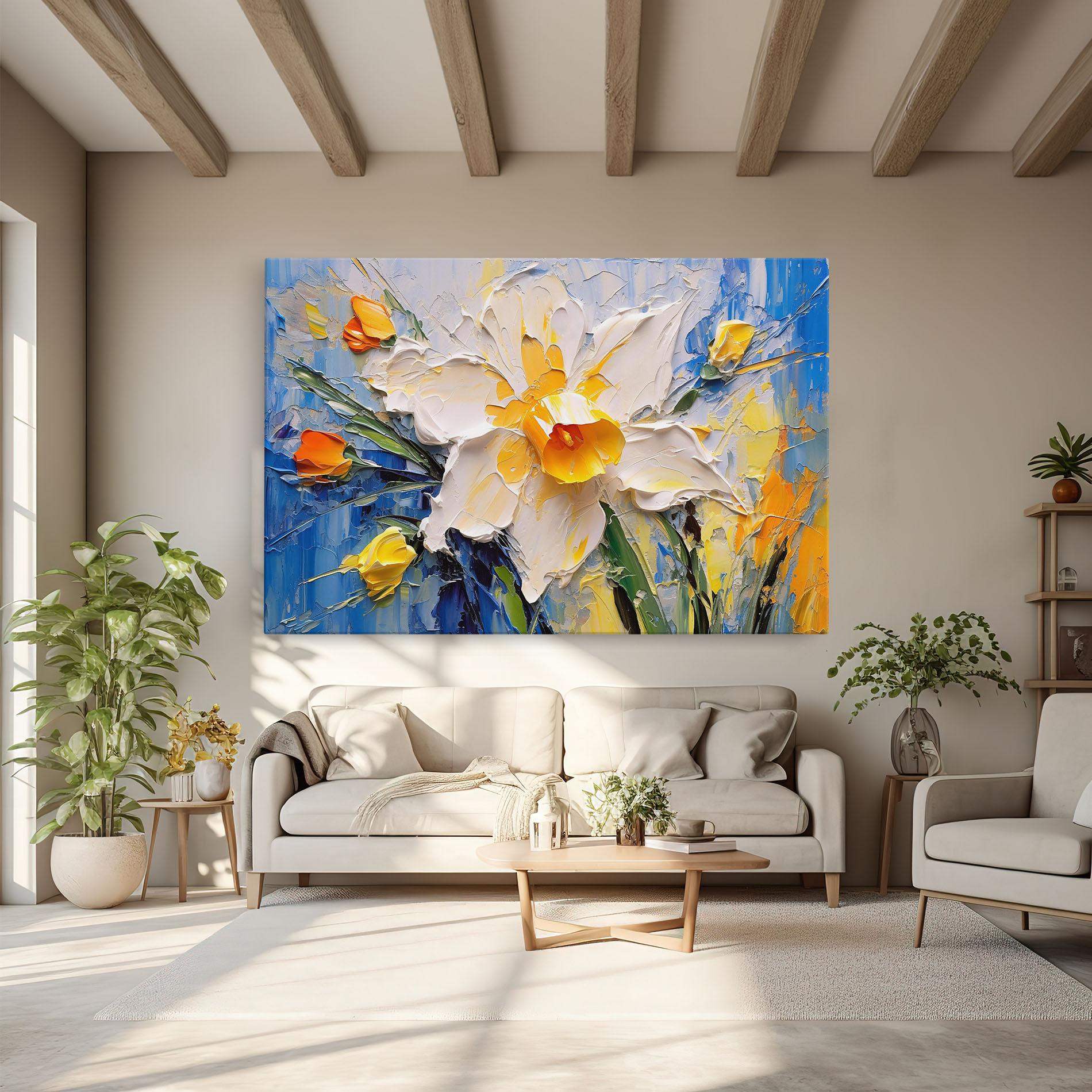 Tablou Canvas Abstract Flower Art mockup 6