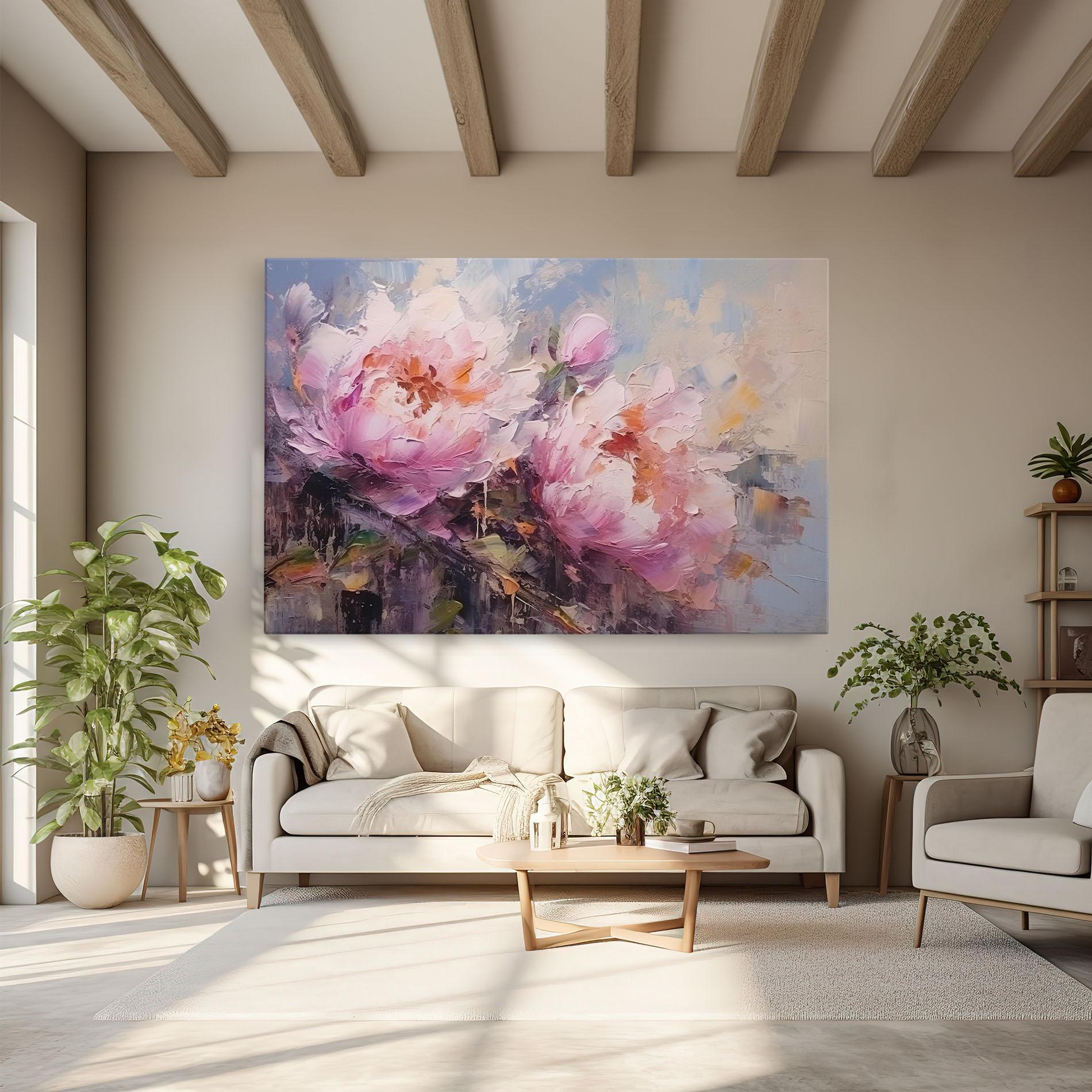 Tablou Canvas Peony Art mockup 6