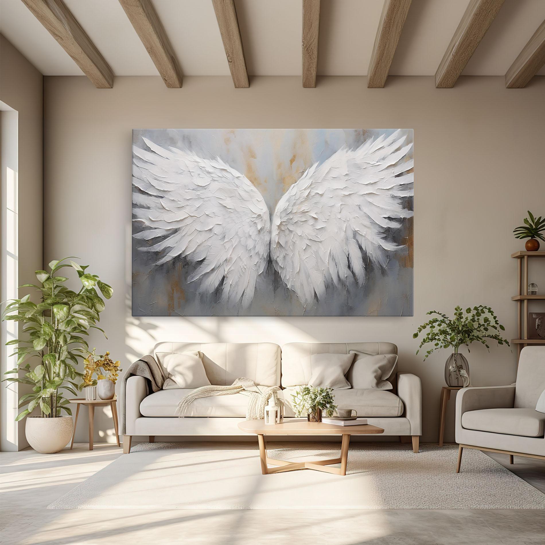 Tablou Canvas Pretty Angel Wings mockup 6