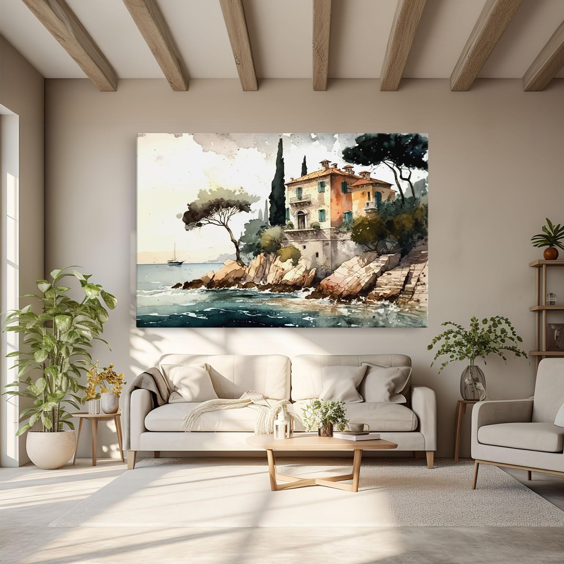 Tablou Canvas Stunning Painting mockup 6