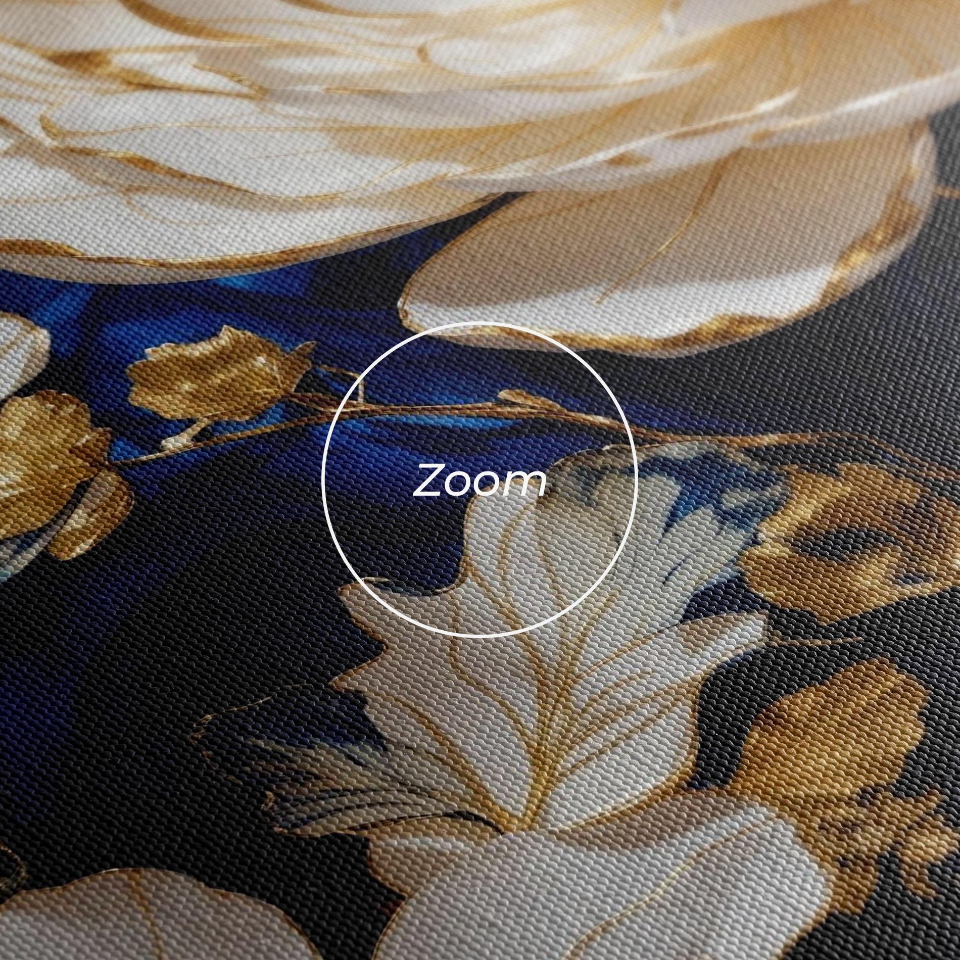 Tablou Canvas Beautiful Golden White Rose mockup 3