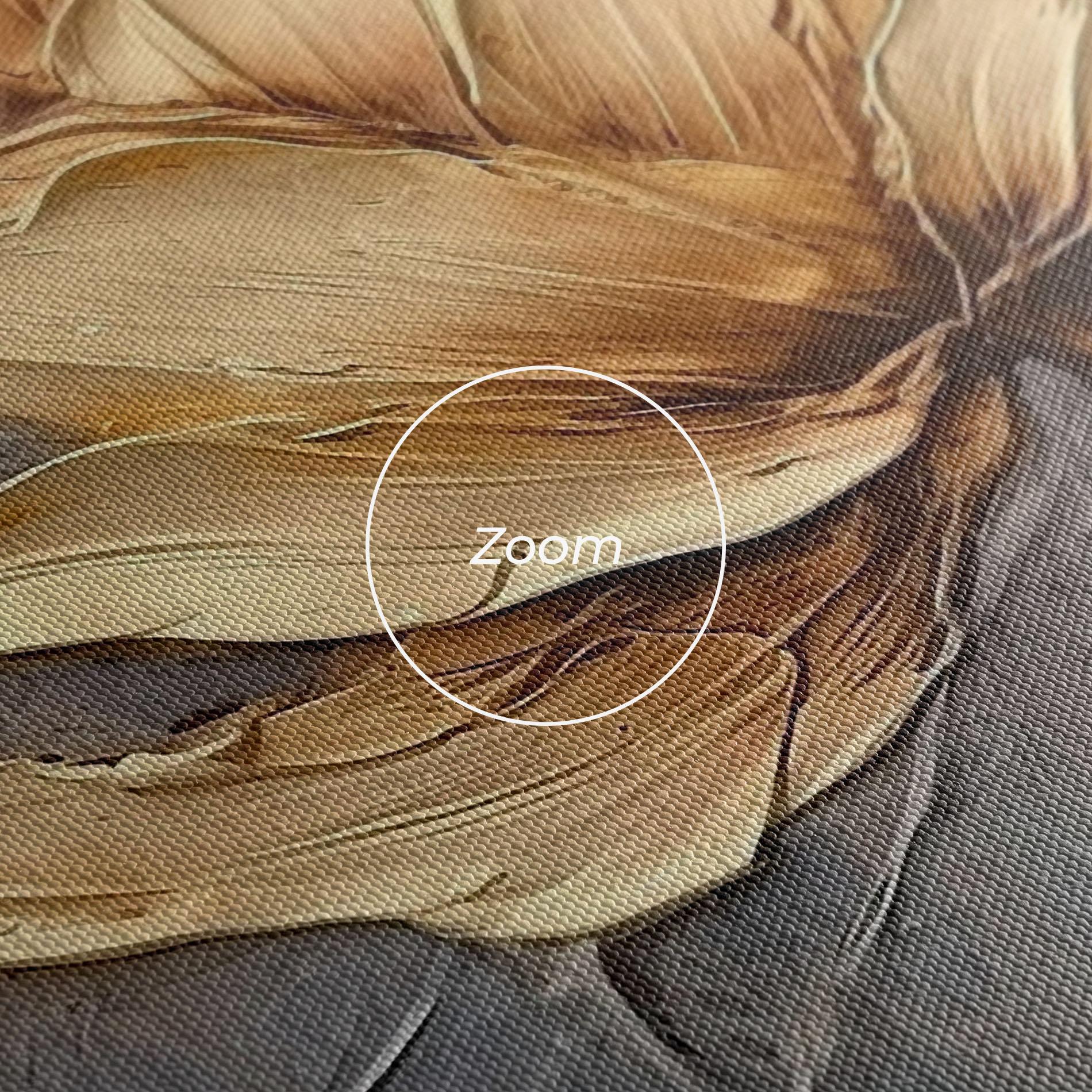 Tablou Canvas Cream Rose On Blue mockup 3