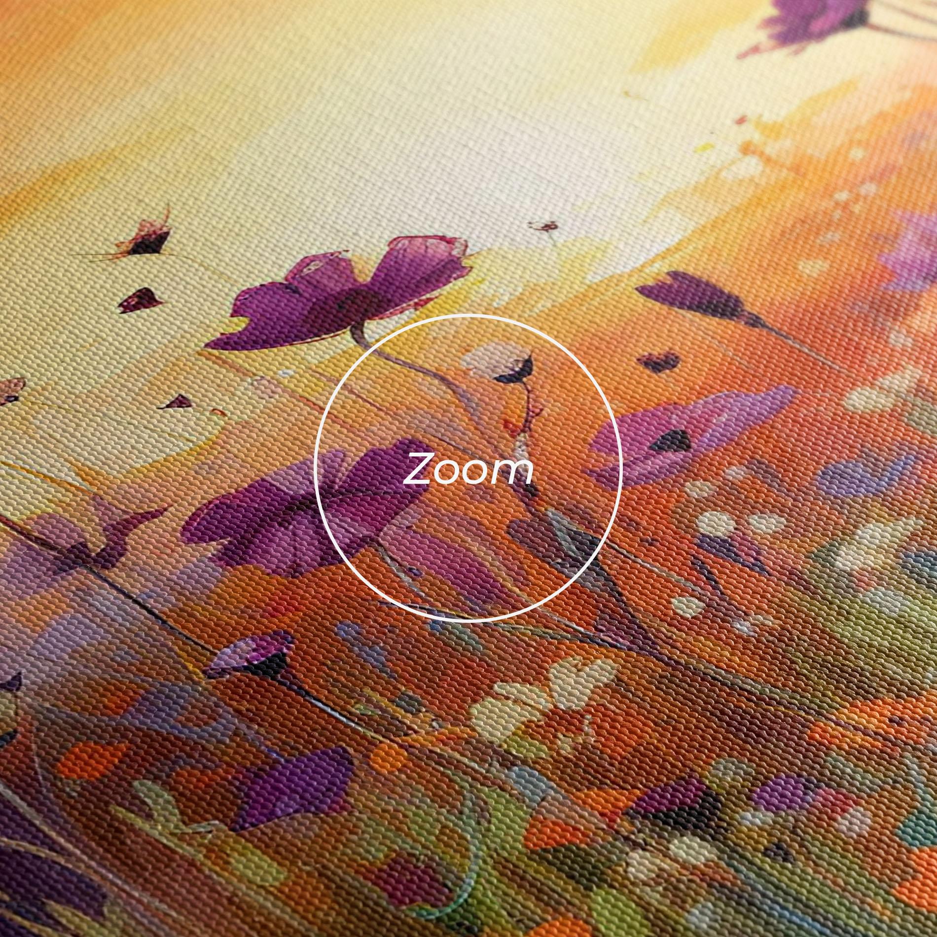 Tablou Canvas Dreamy Field Flowers mockup 3