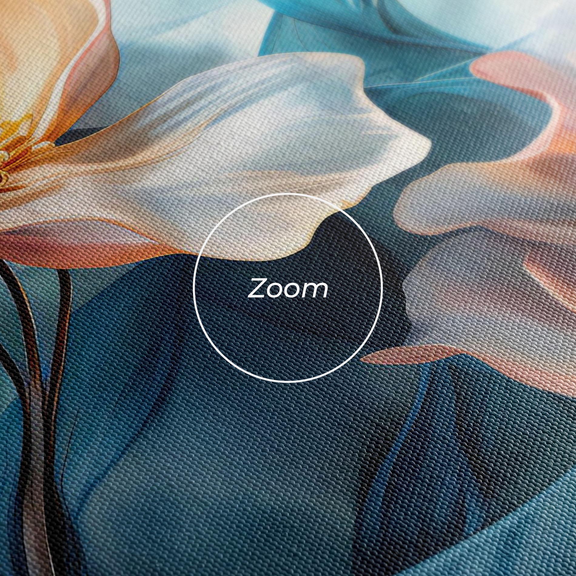 Tablou Canvas Pink Flowers Floating mockup 3