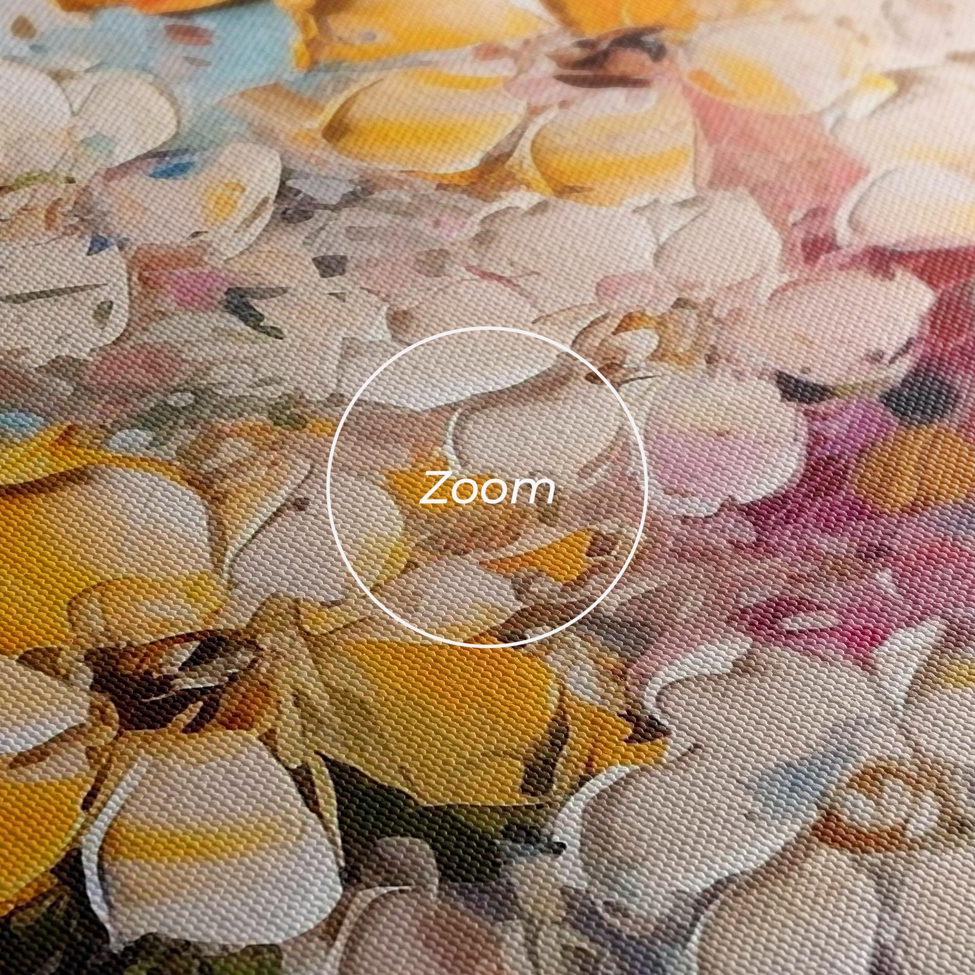 Tablou Canvas Pretty Flowers On Blue mockup 3