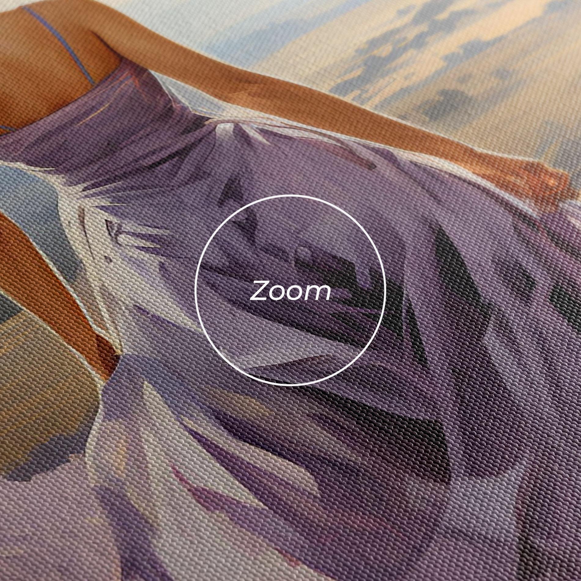 Tablou Canvas Purple Dress Woman mockup 3