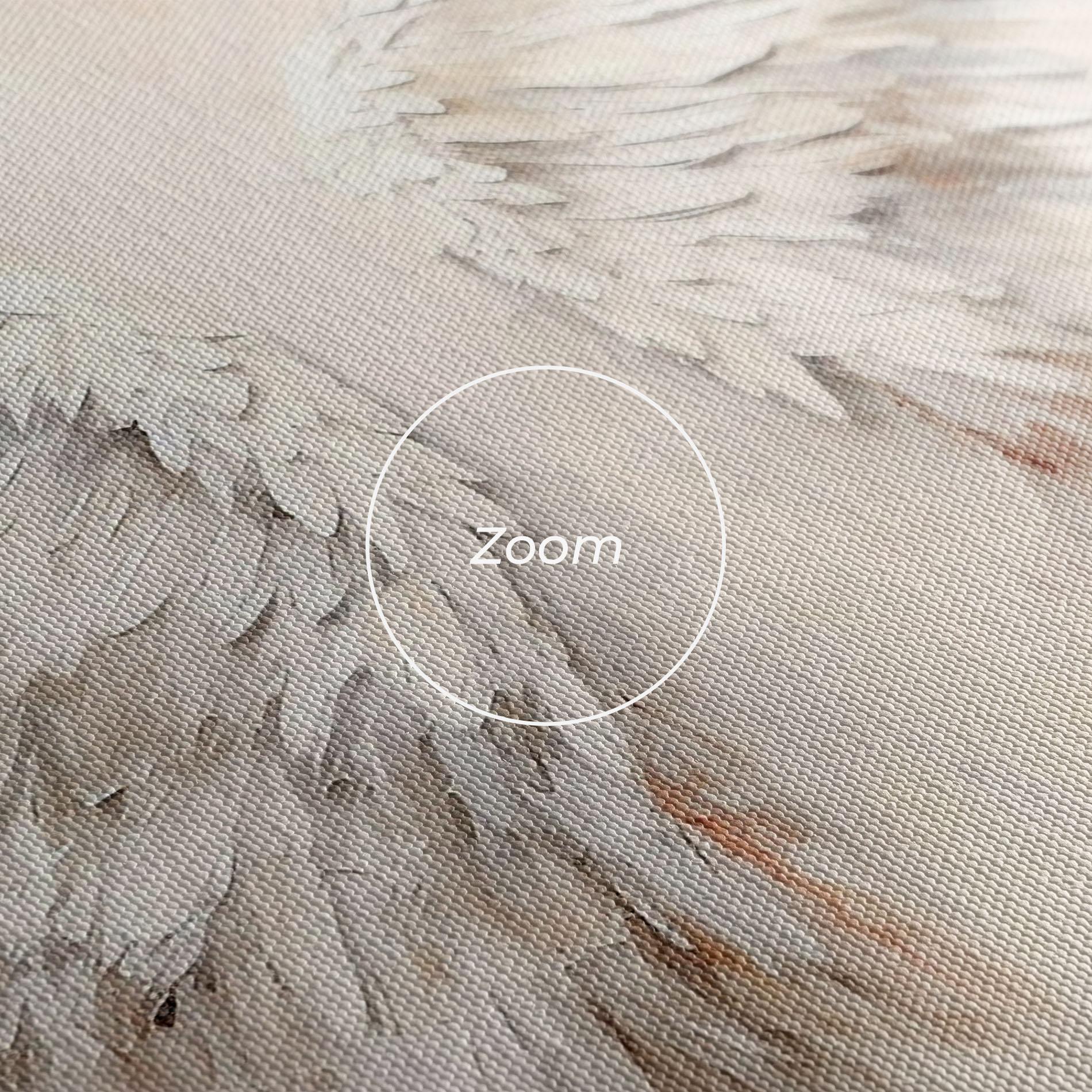 Tablou Canvas White Bloody Wings mockup 3