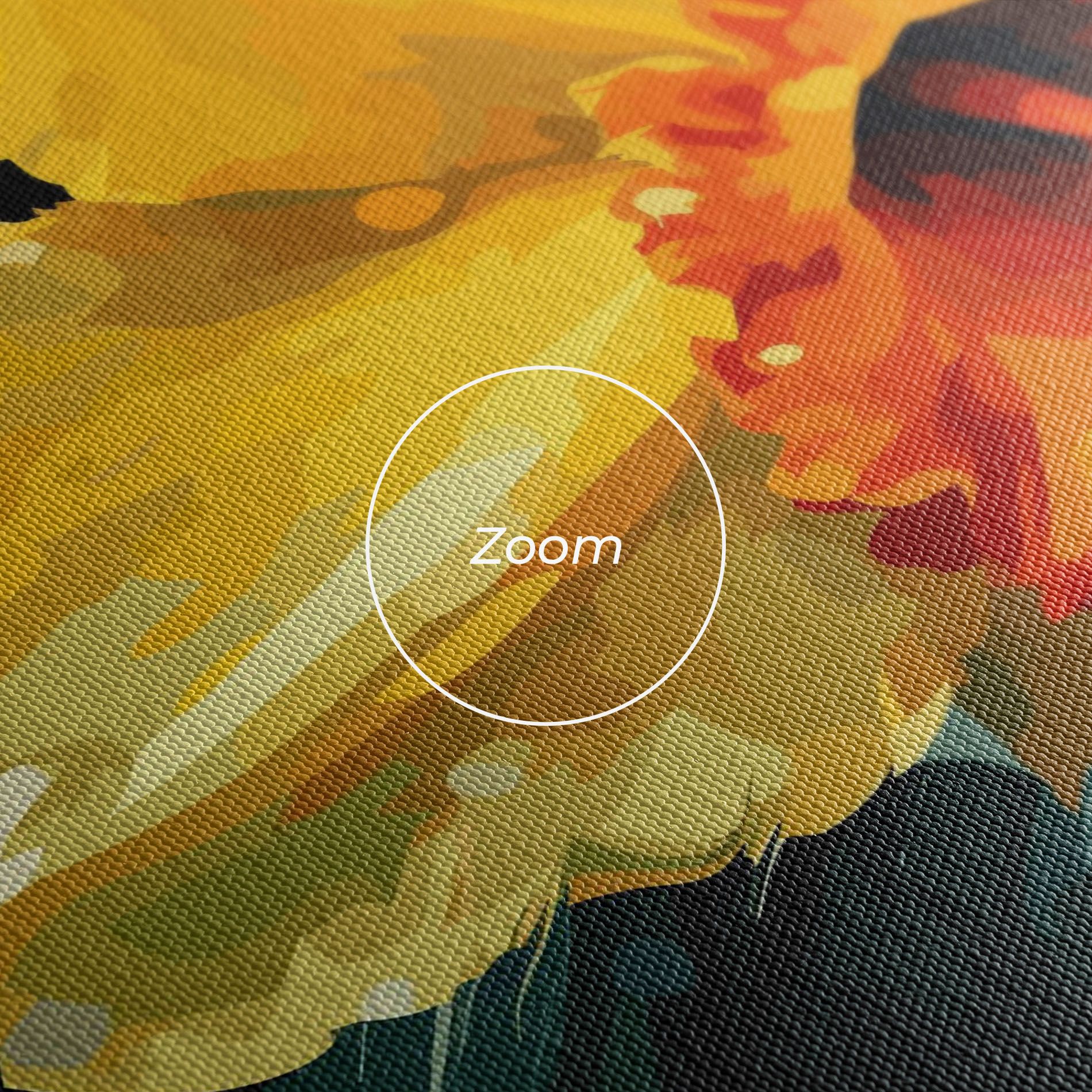 Yellow Flower Art mockup 3