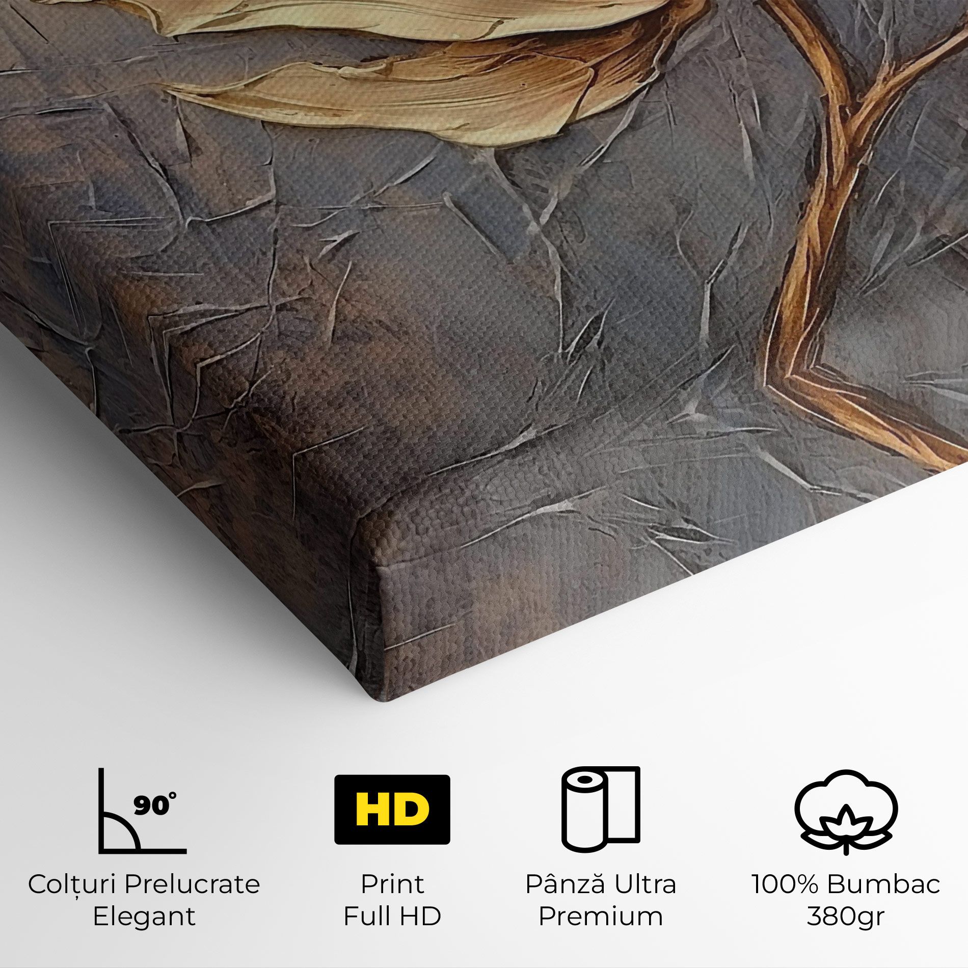 Cream Rose On Blue mockup 4