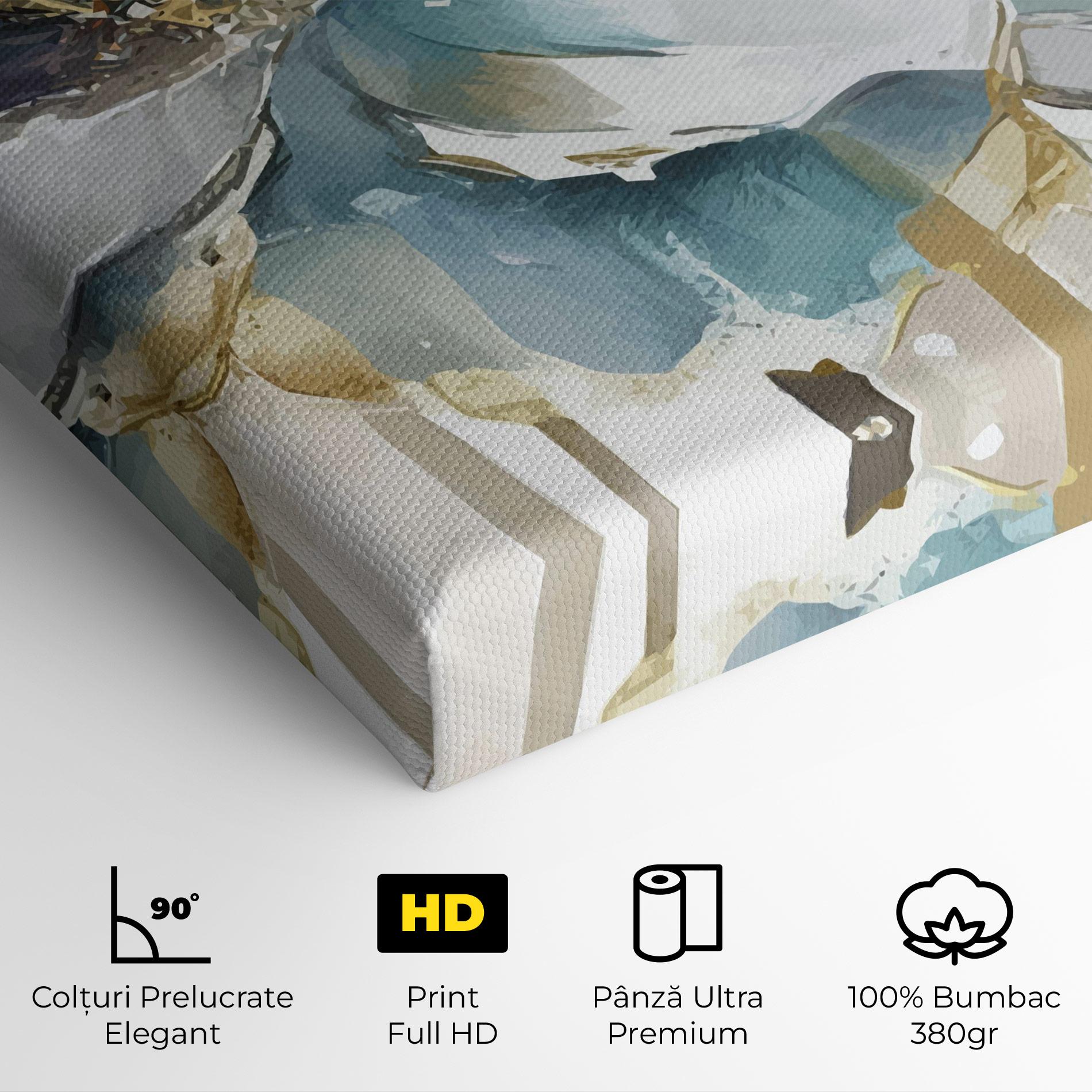 Tablou Canvas Flower Mix Art mockup 4