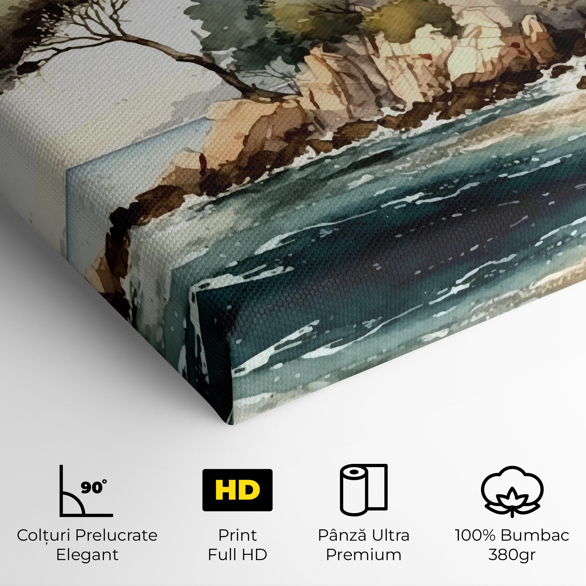 Tablou Canvas Stunning Painting mockup 4