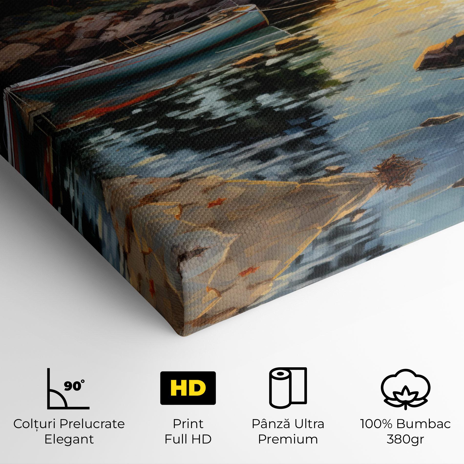 Tablou Canvas Sunset Sea Art mockup 4