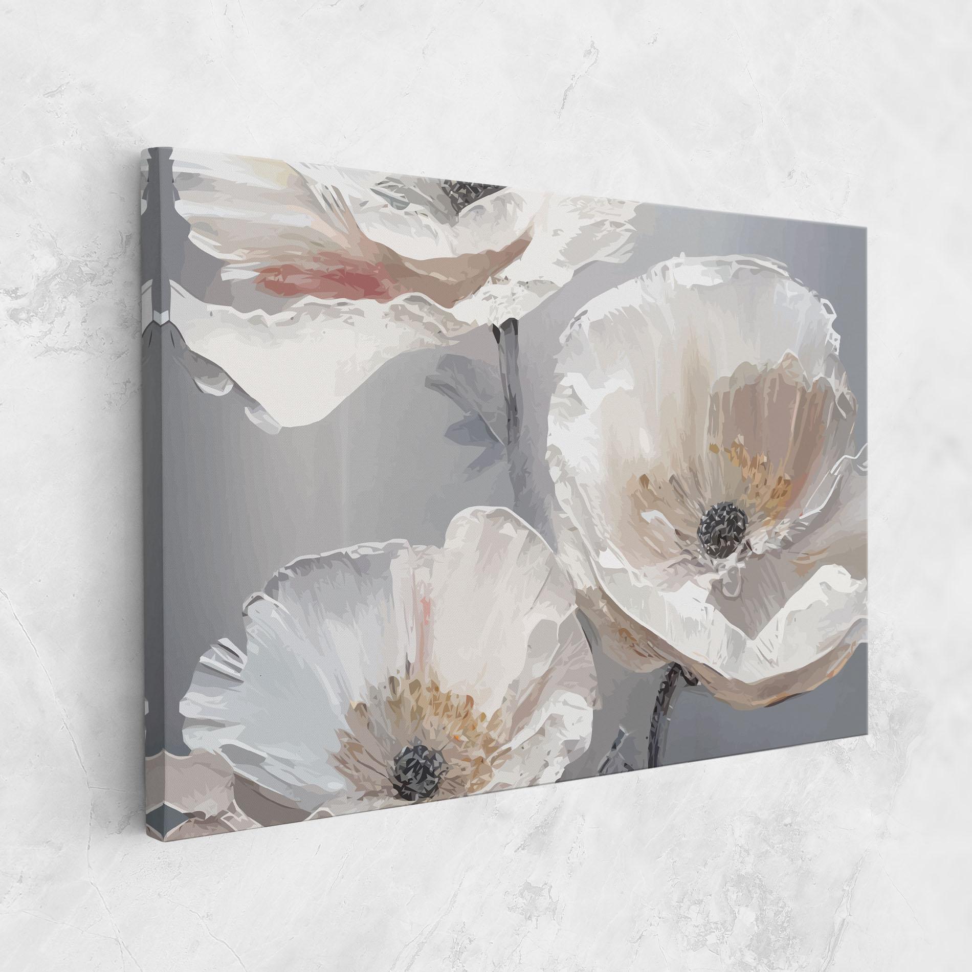 Tablou Canvas Cream Mix Flower mockup 1